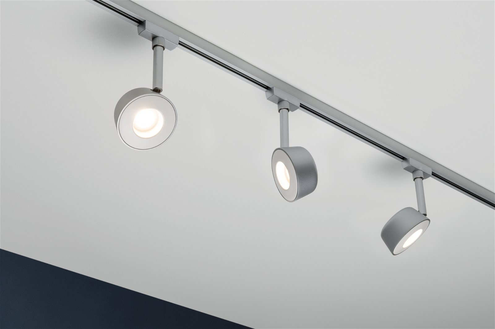 Paulmann Schienensystem-Leuchten »URail Schienenspot Pellet 350lm 6,7W 2700K 230V Chrom matt, dimmbar 4W«, dimmbar, Einzelspot