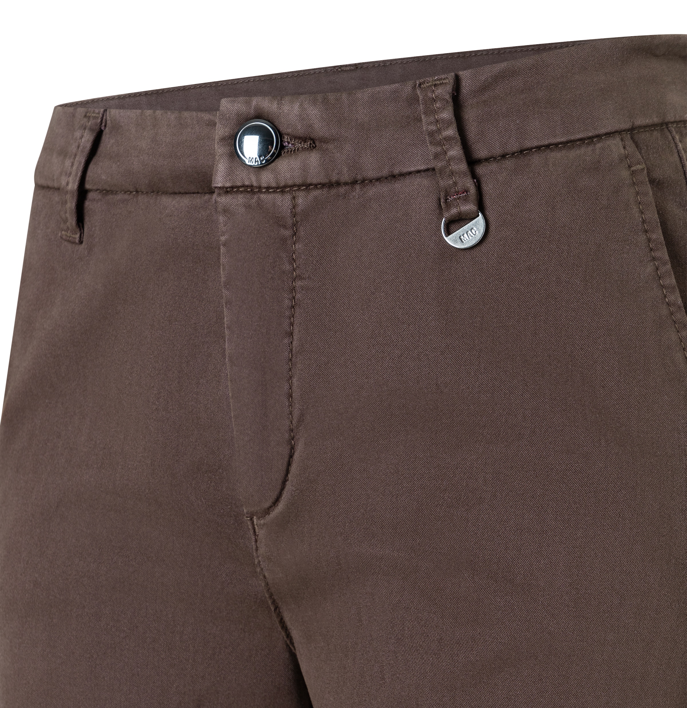 MAC Chinohose »CHINO turn up«  mit dezentem Glanz, elegant und sportiv zugleich