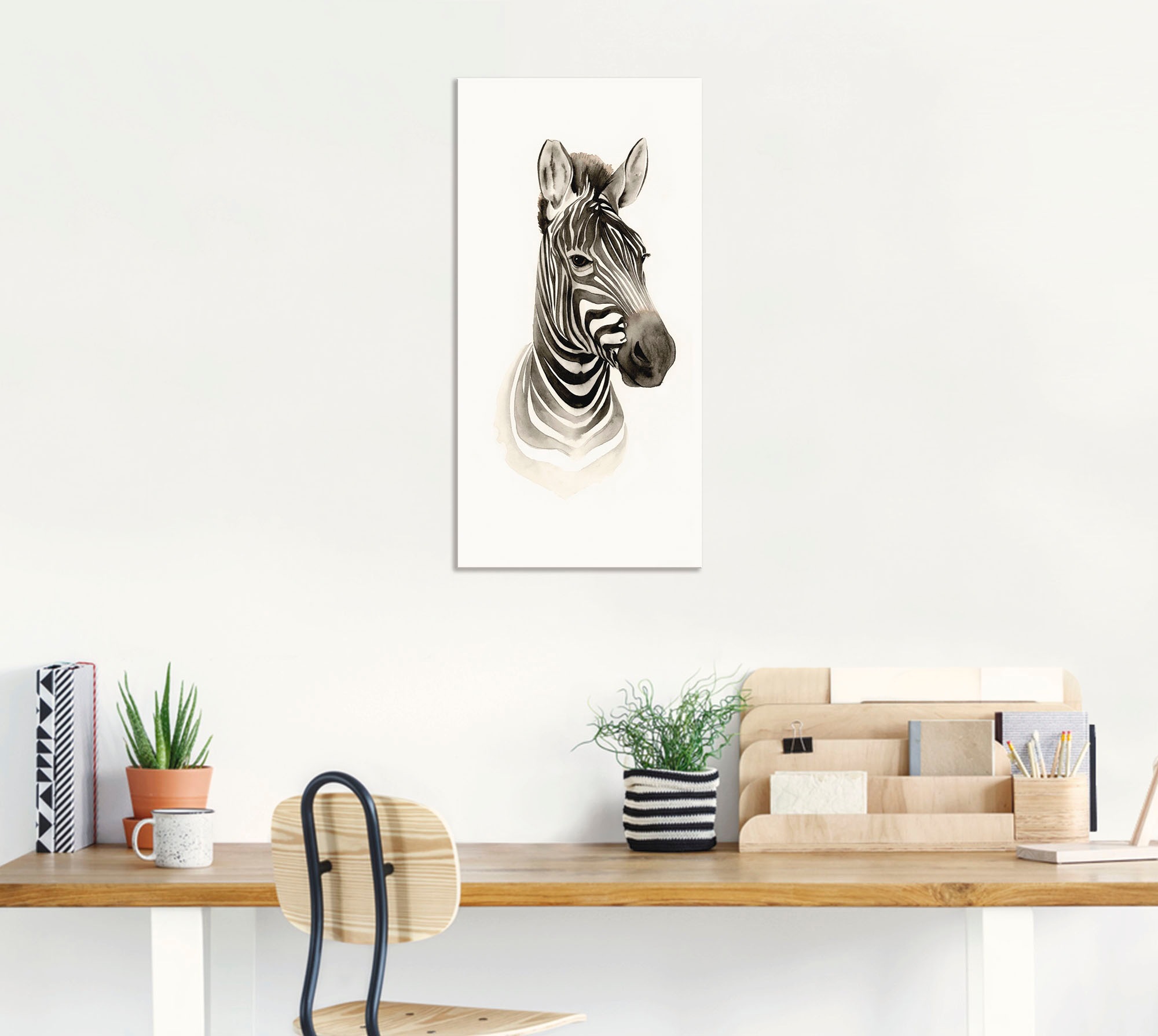 Artland Wandbild »Safari Porträt I«, Wildtiere, (1 St.), als Alubild, Outdoorbild, Leinwandbild, Wandaufkleber, versch. Größen