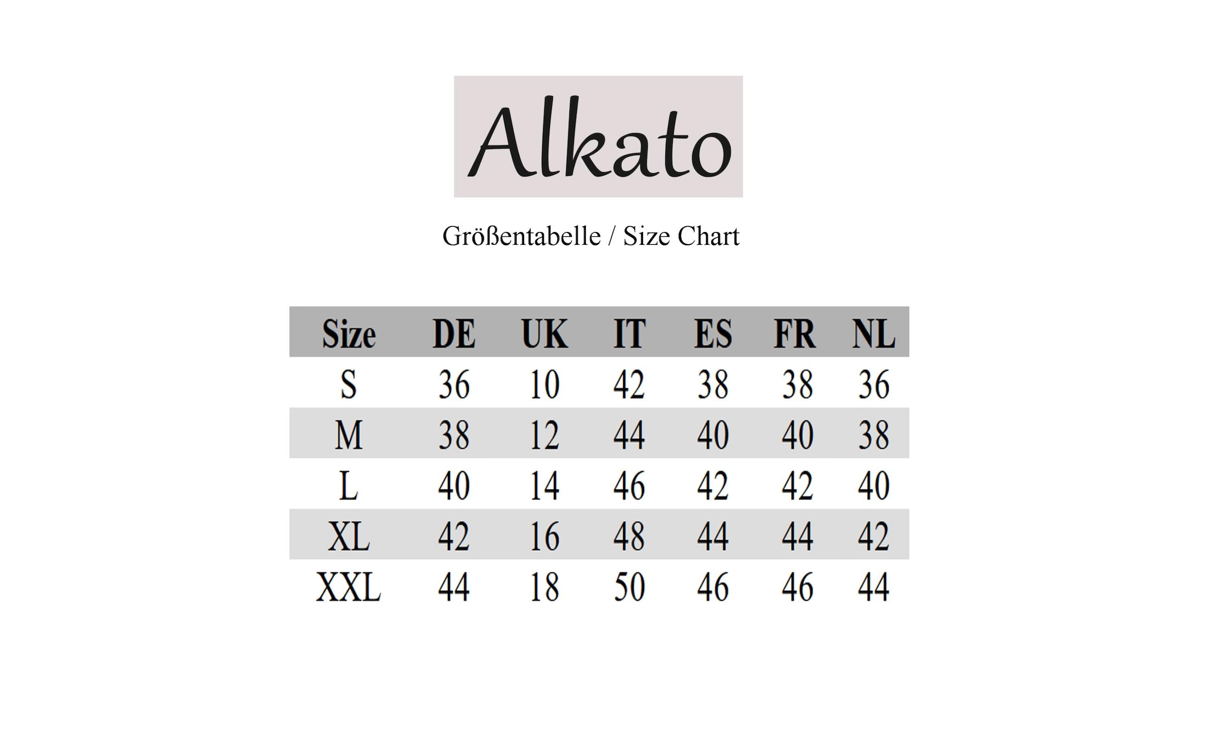 ALKATO 3/4-Arm-Shirt »Damenshirt Alkato Damen Shirt 3/4 Arm mit Rundhals«