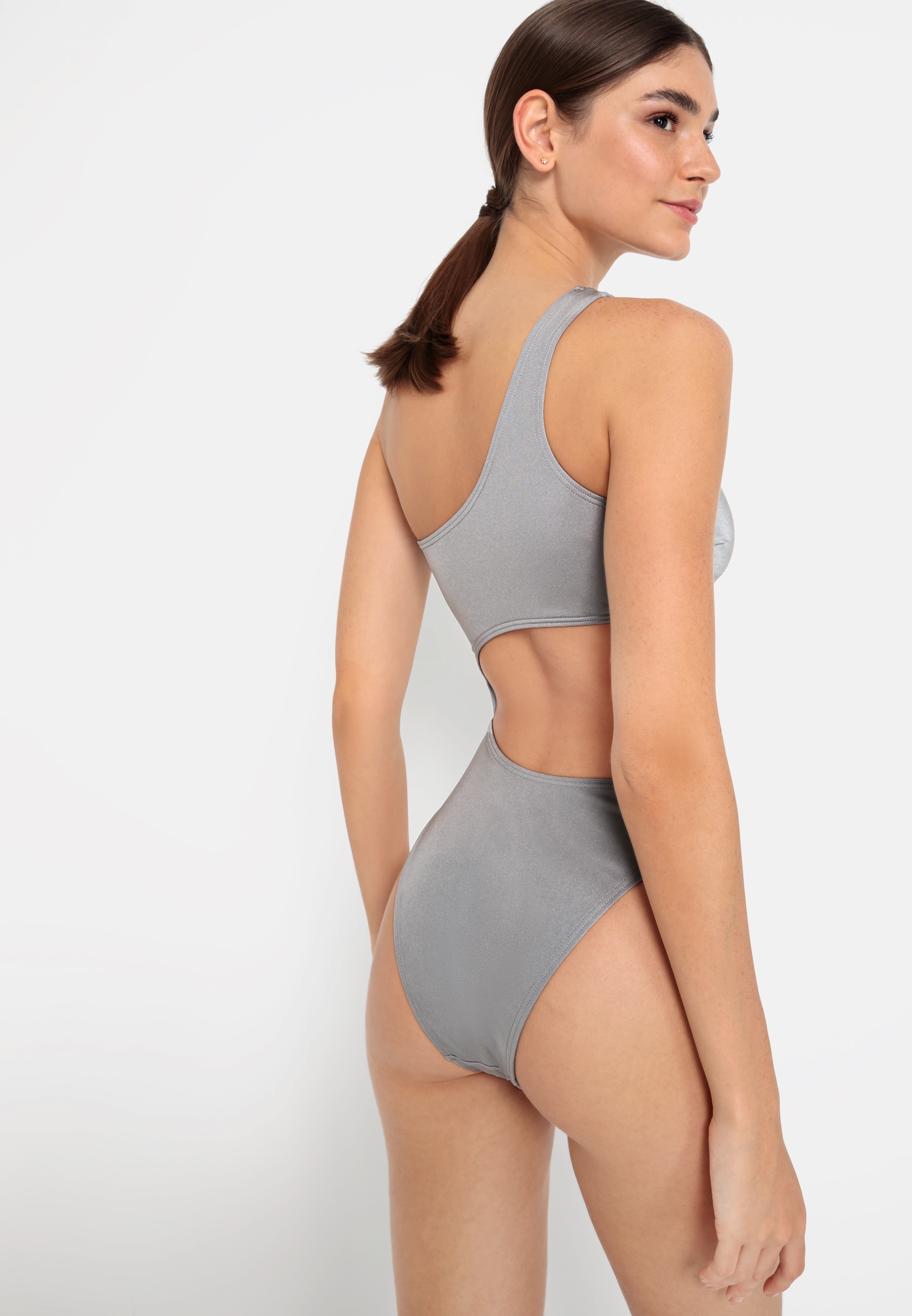 LSCN by LASCANA Monokini »Nele«, mit glänzender Beschichtung