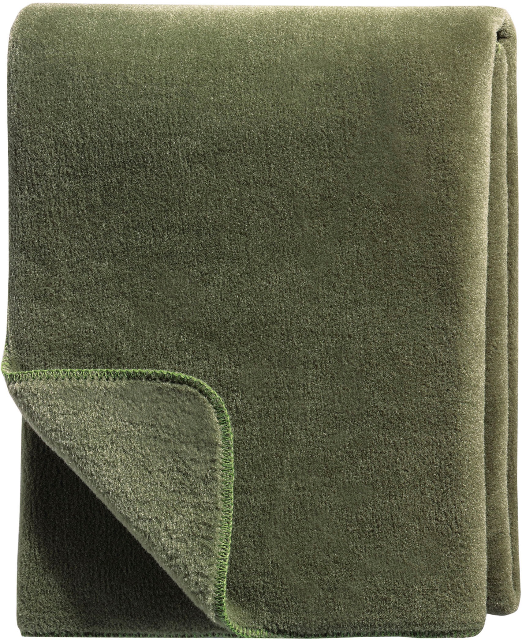 Biederlack Wohndecke »Wool Feel im Pelz-Look« mit gektteltem Zierstich