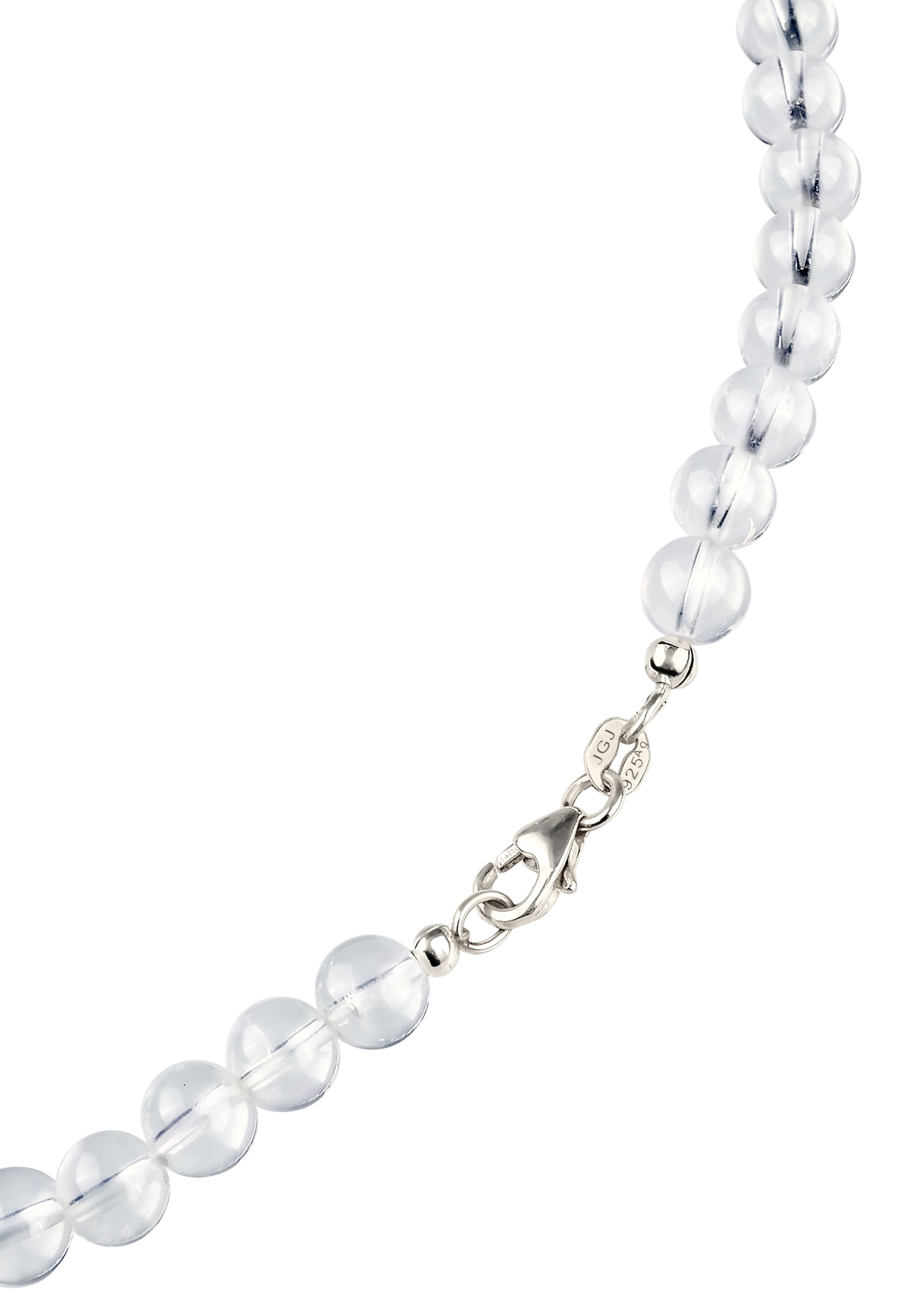 Elli Silberkette »Halskette Rock Crystal Transparent 925 Sterling Silber«