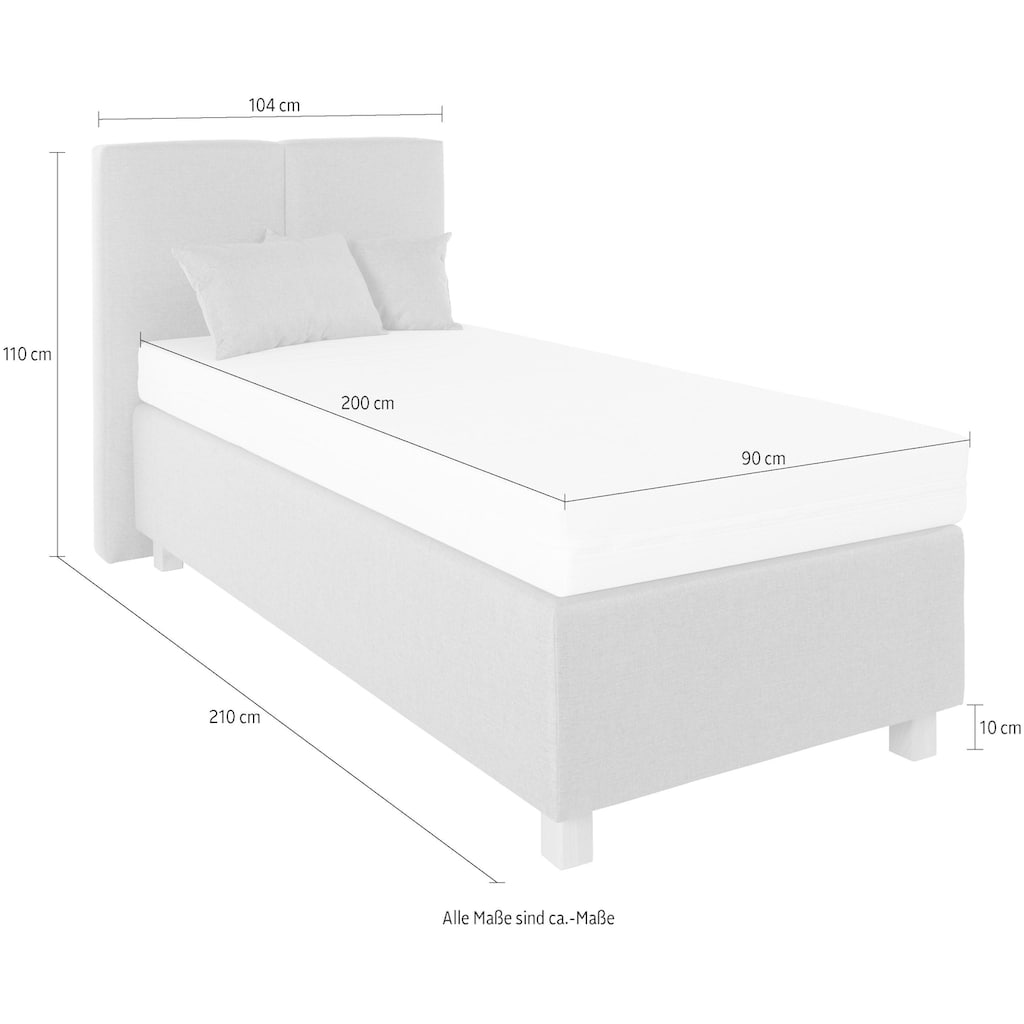 Westfalia Schlafkomfort Boxspringbett