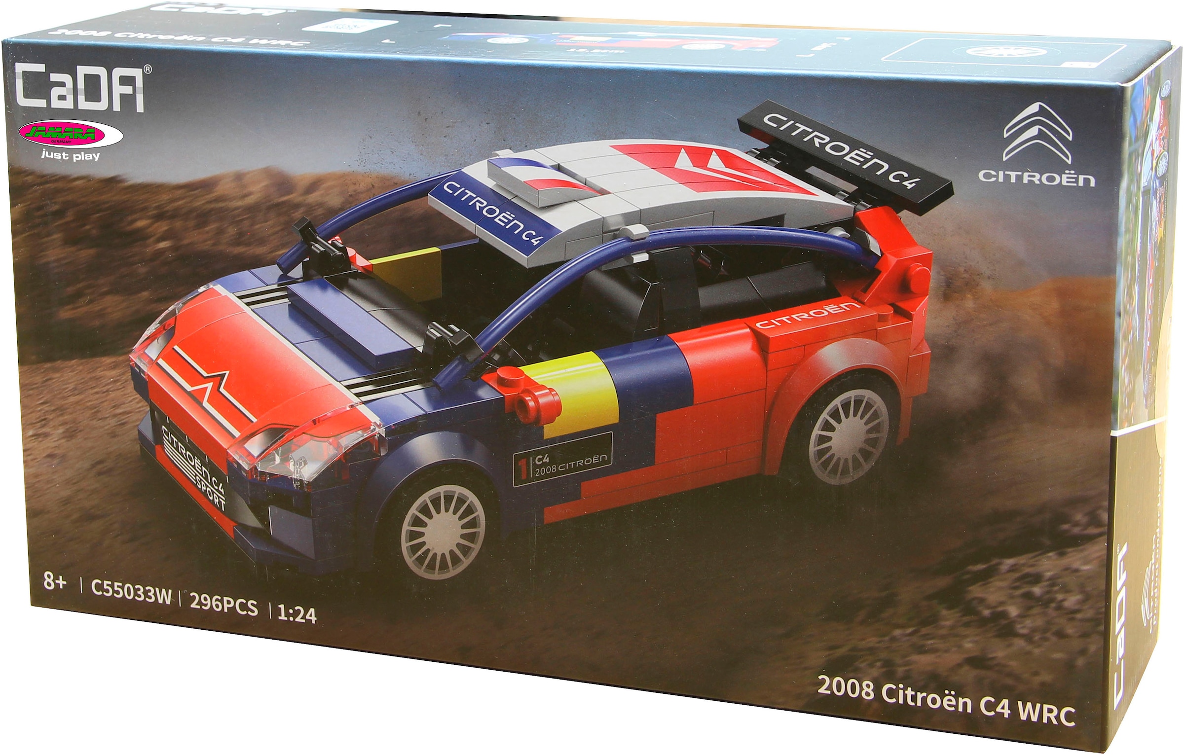 Jamara Konstruktions-Spielset »CaDA, Bricks, 2008 Citroën C4 WRC (402872)«