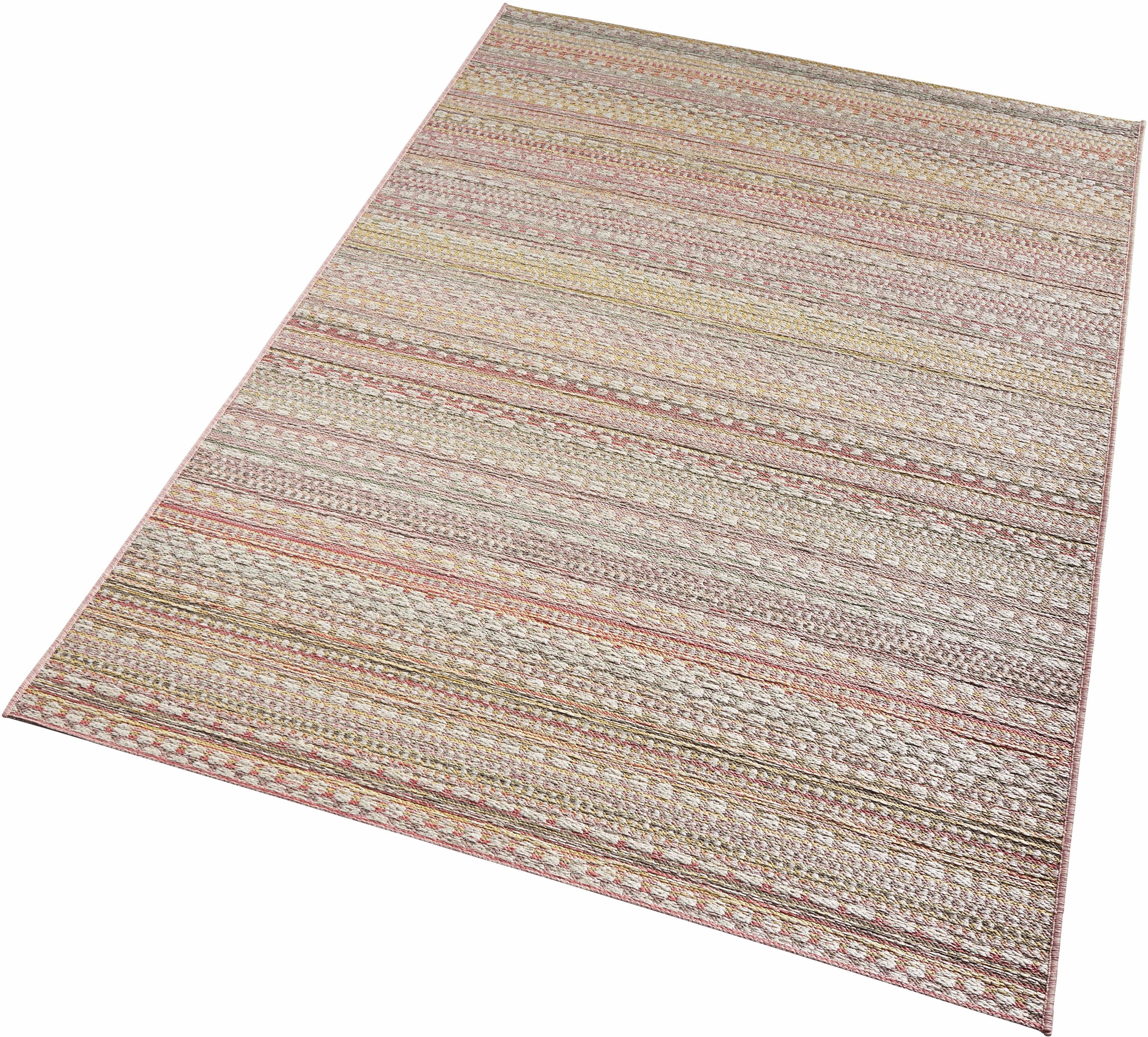 NORTHRUGS Teppich »Pine«, rechteckig, 7 mm Höhe, In-und Outdoor geeignet, Strapazierfähig und pflegeleicht, Flachgewebe