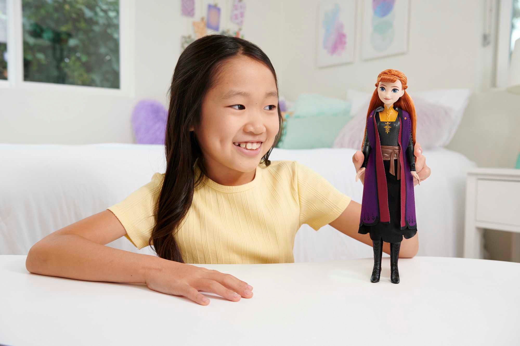 Mattel® Anziehpuppe »Disney Die Eiskönigin, Anna (Outfit Film 2)«, inklusive Accessoires