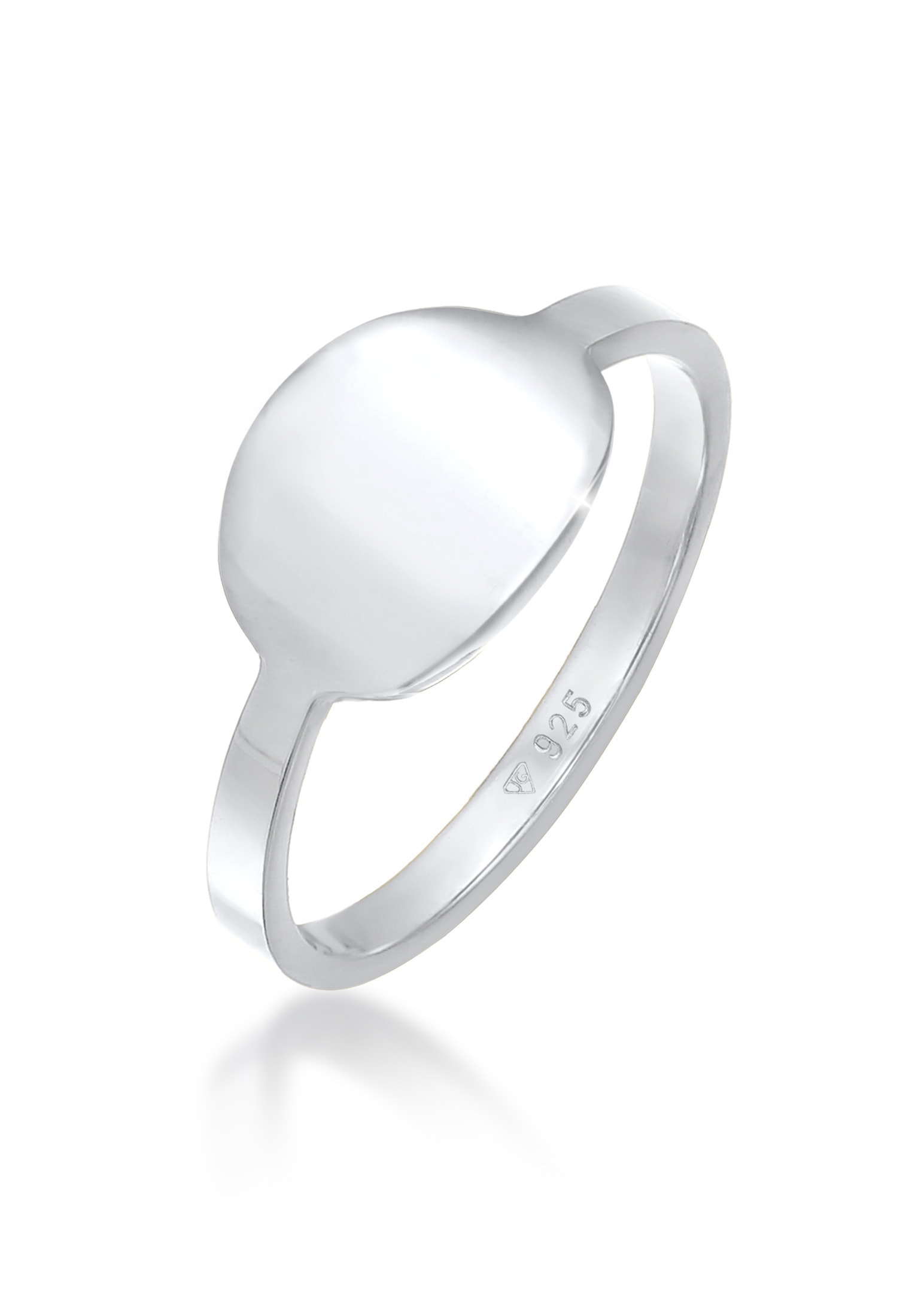 Siegelring »Ring Siegelring Basic Trend Oval 925 Silber«