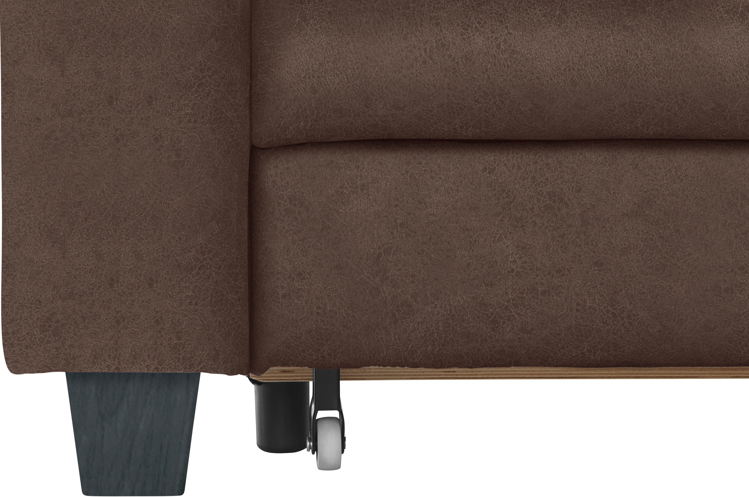 TRENDMANUFAKTUR Ecksofa »Chamber, zeitlos & elegant, bequem, L-Form«, inklusive einer Kopfstütze, wahlweise mit Schlaffunktion