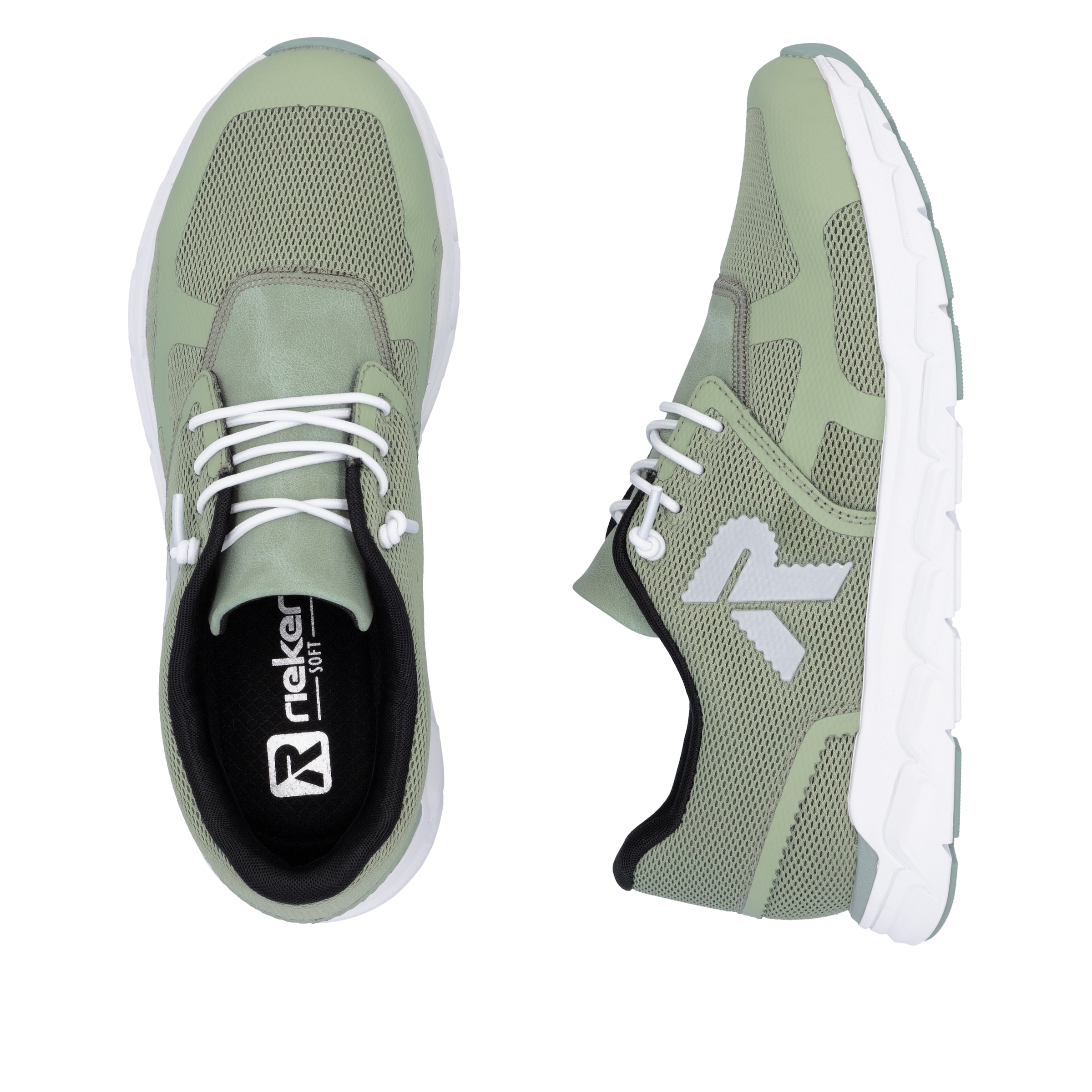 RIEKER Sport Slip-On Sneaker »Preston«, Freizeitschuh, Halbschuh, Schlupfschuh mit Gummizug