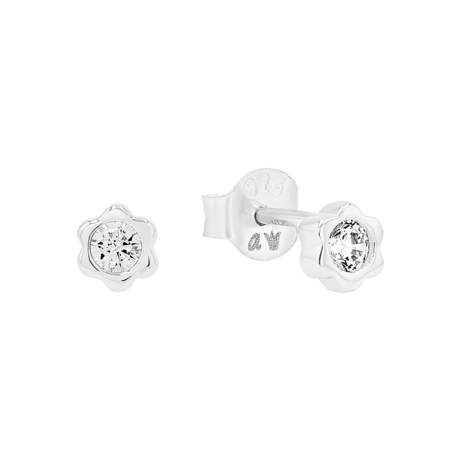 Prinzessin Lillifee Paar Ohrstecker »Blume« mit Zirkonia (synth.)