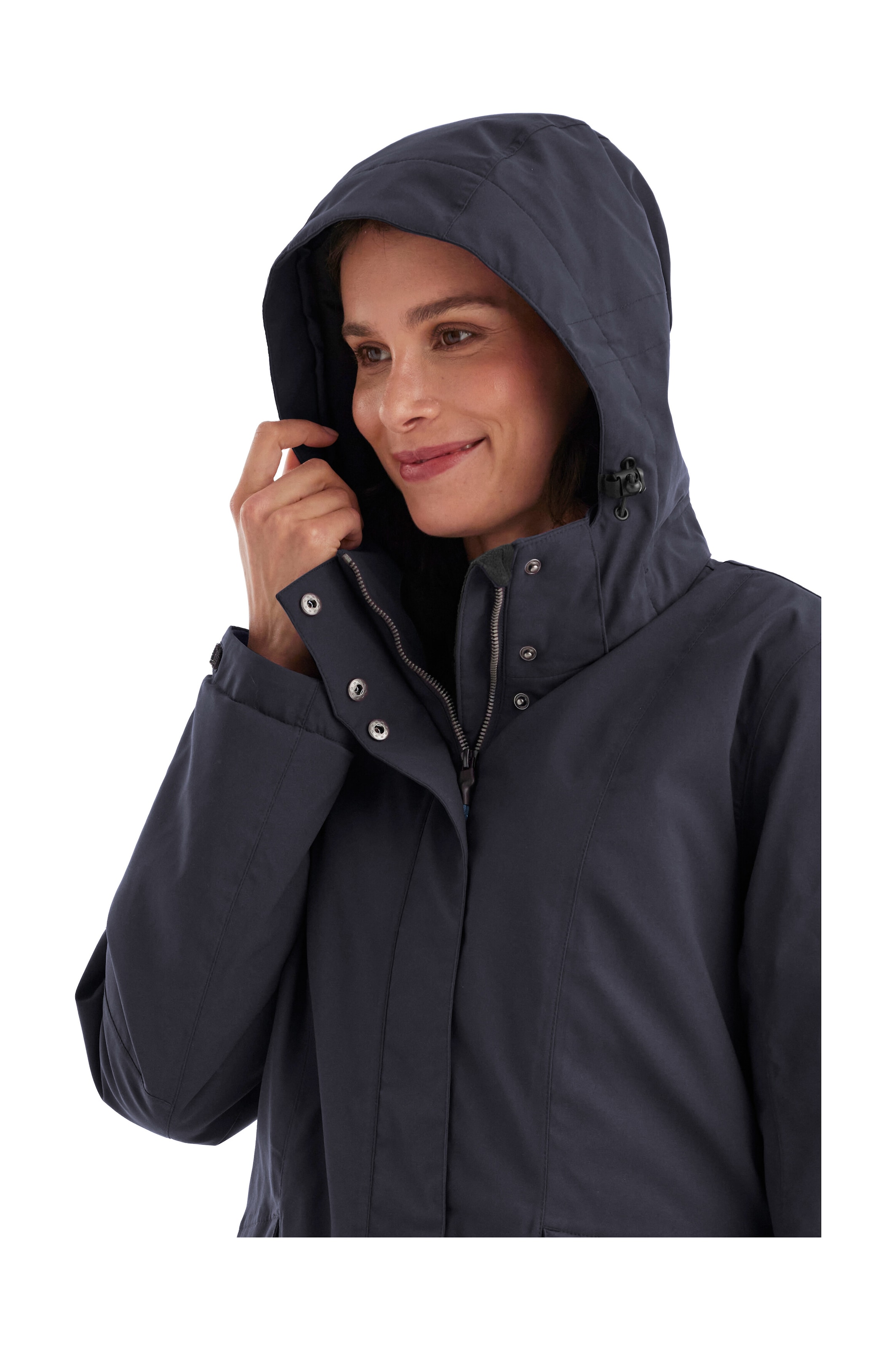 Killtec Funktionsjacke »Damen Jacke« Wasserdichte, atmungsaktive Damenjacke mit abnehmbarer Kapuze