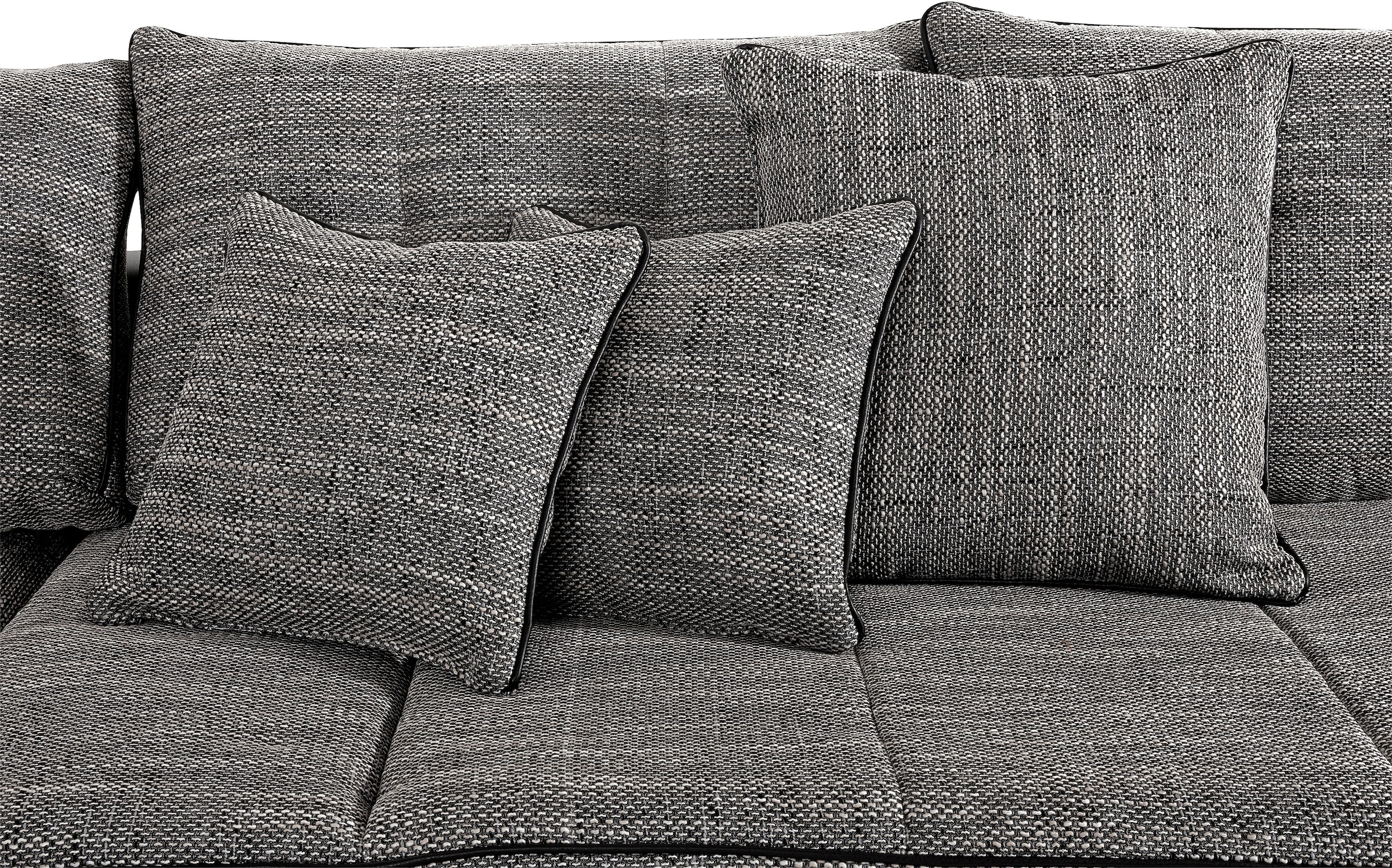 INOSIGN Ecksofa »Boxspringbett Night & Day L-Form mit Dauer-Schlaffunktion o. Armlehnen«, mit Boxspring-Bettfunktion 164x200 cm und Bettkasten, Dauerschläfer!