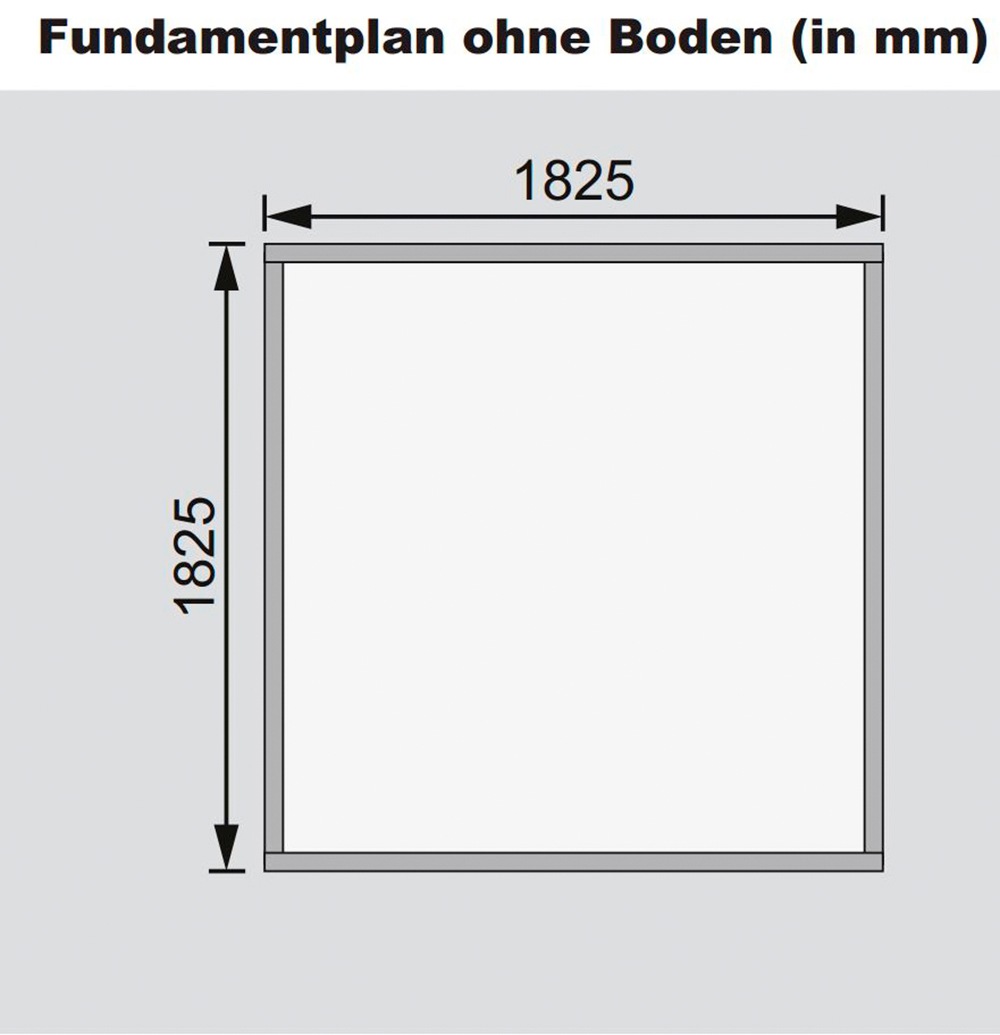 Karibu Gartenhaus »Chiemsee 2«, (Set), anthrazit, naturbelassen oder terragrau