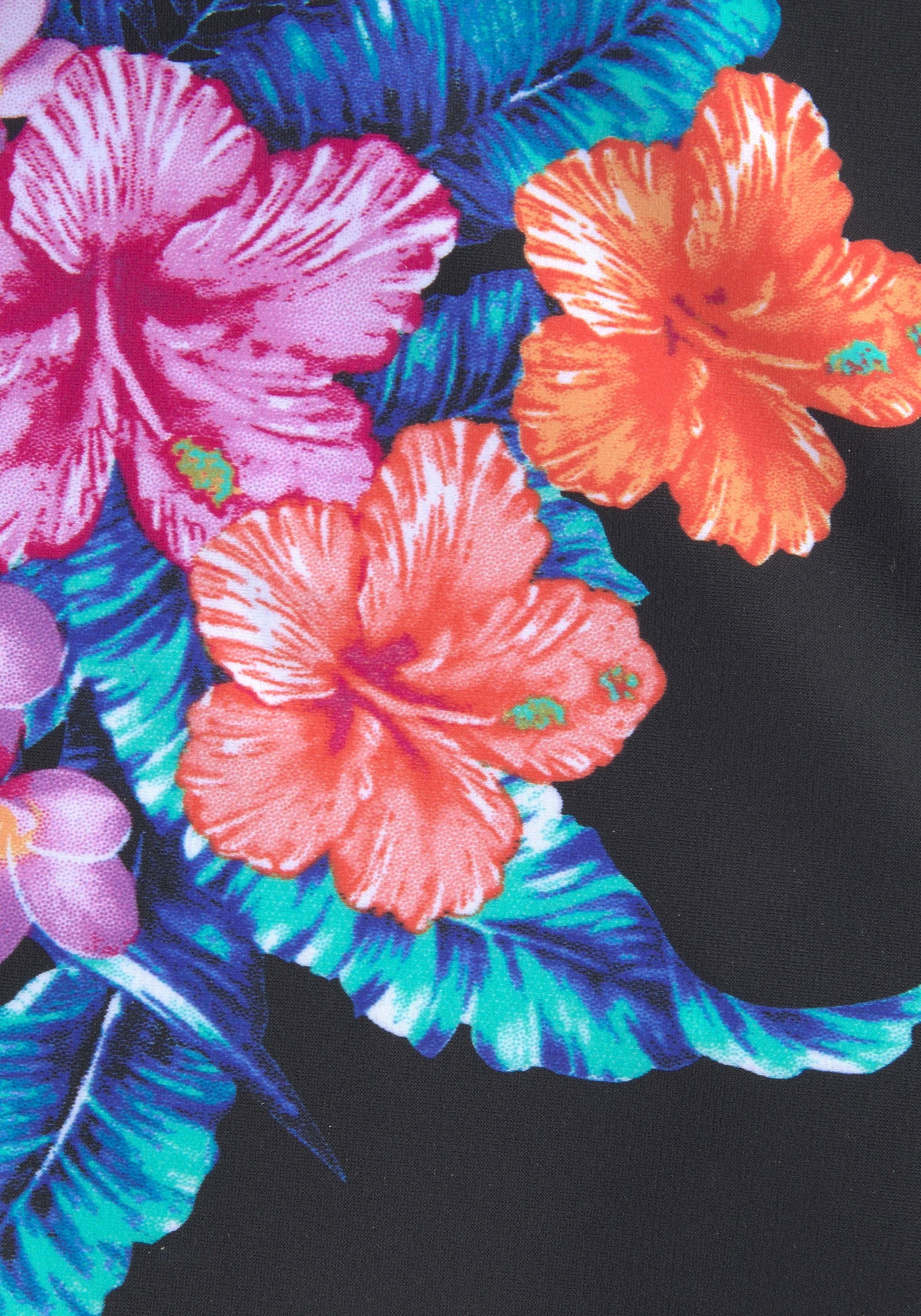 LASCANA Bügel-Tankini, mit tropischem Blumenprint