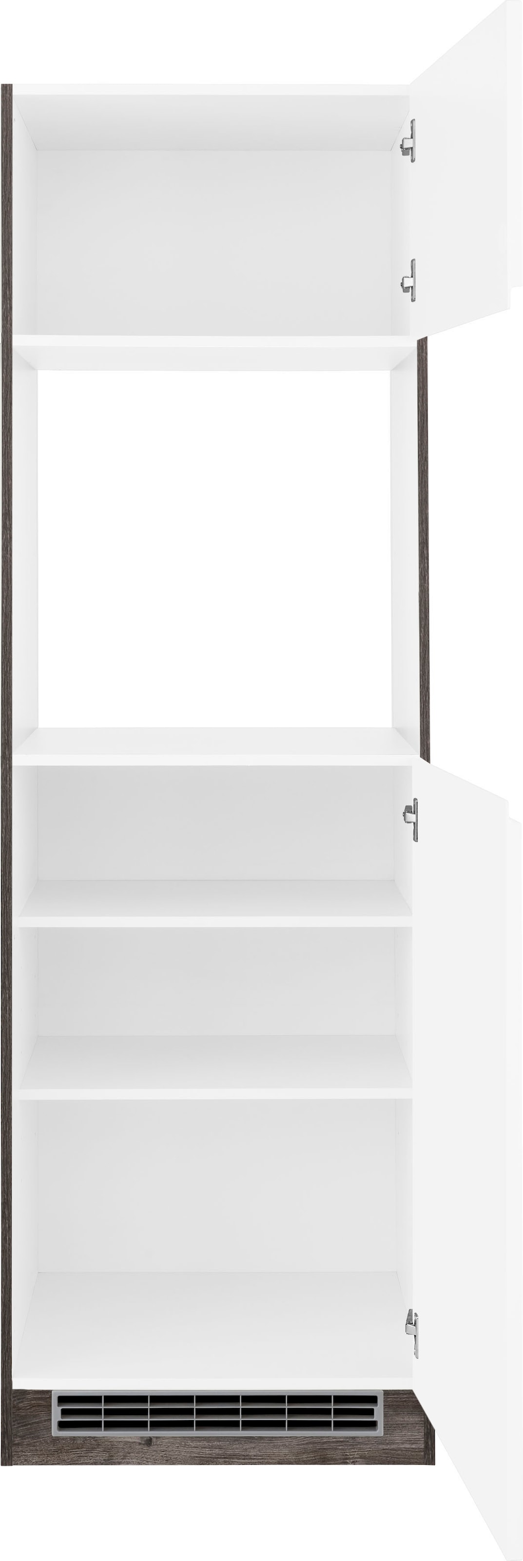 KOCHSTATION Backofenumbauschrank »KS-Virginia«, 200 cm hoch, 60 cm breit, Nische für Ofen B/H/T: 56/59/55 cm, 2 Türen
