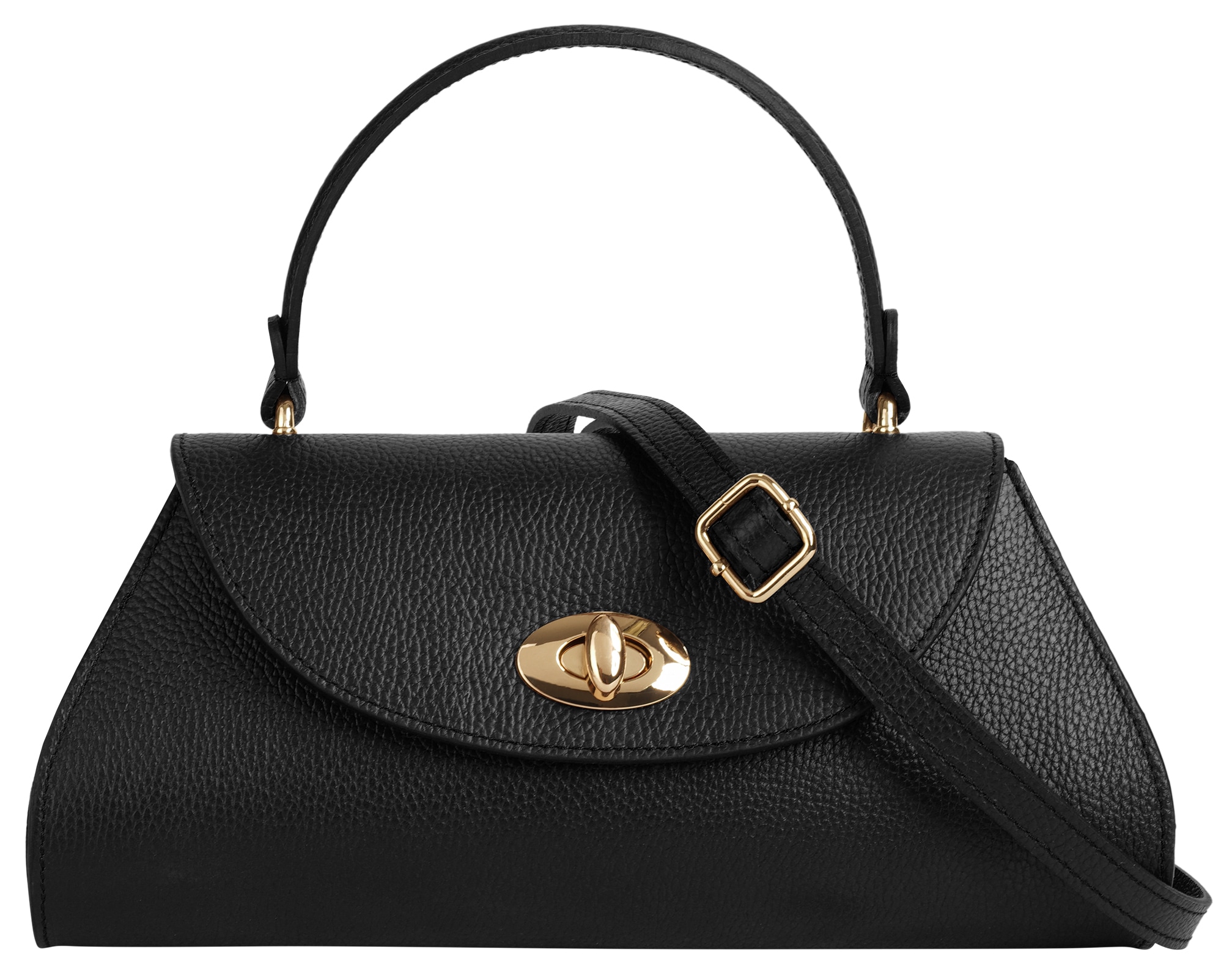 forty° Henkeltasche »FORTY° Damen LUNAVIVA echt Leder, Made in Italy« echt Leder, Made in Italy