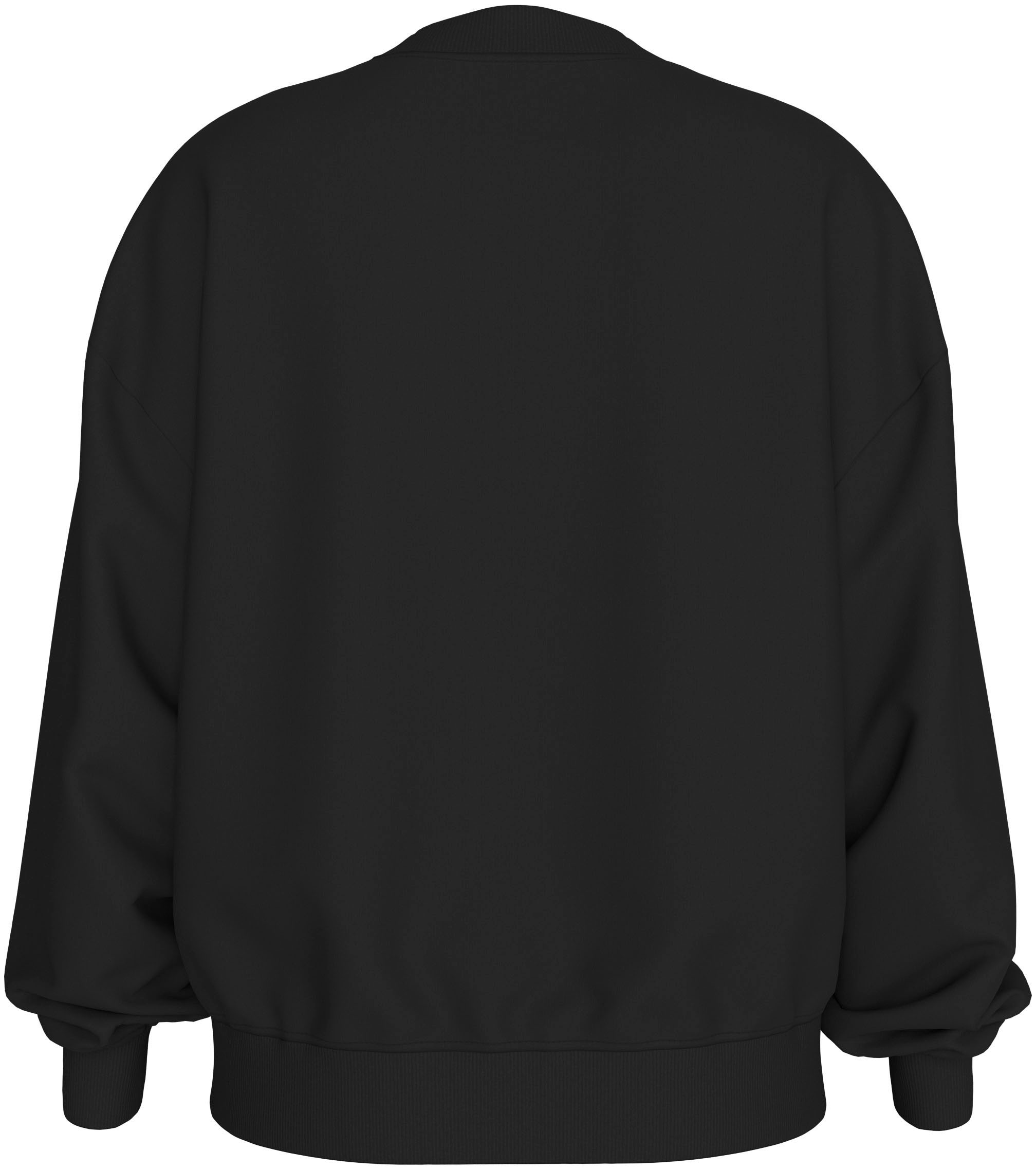 Calvin Klein Jeans Sweatshirt »GLOSSY MONOLOGO REGULAR CREWNECK«, mit Logodruck