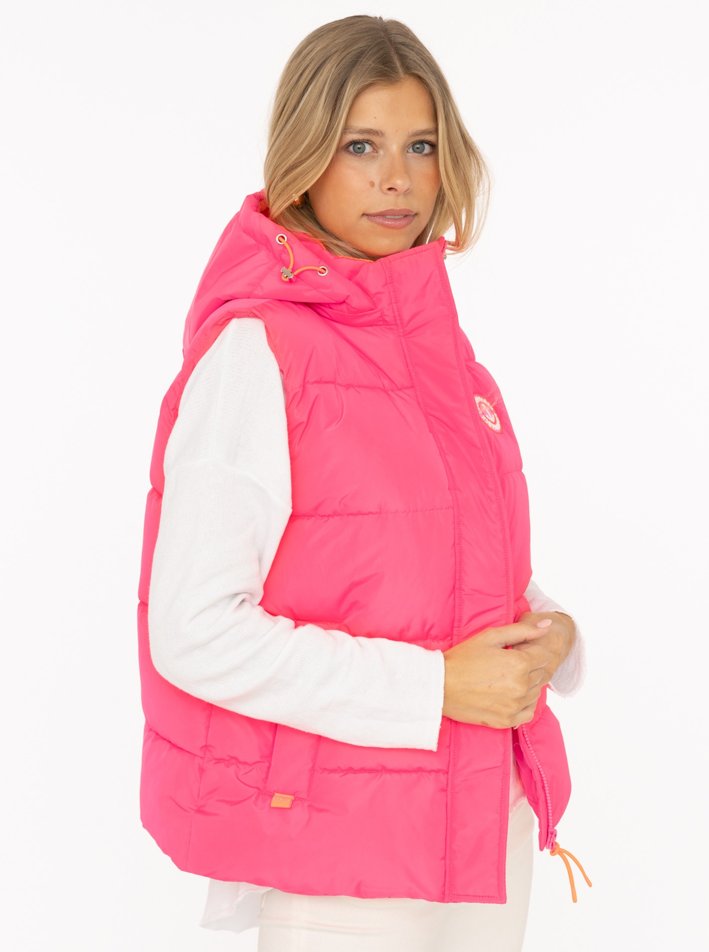 Zwillingsherz Steppweste »"Strandglück"« Kapuze, Eingriffstaschen, Ankermotiv