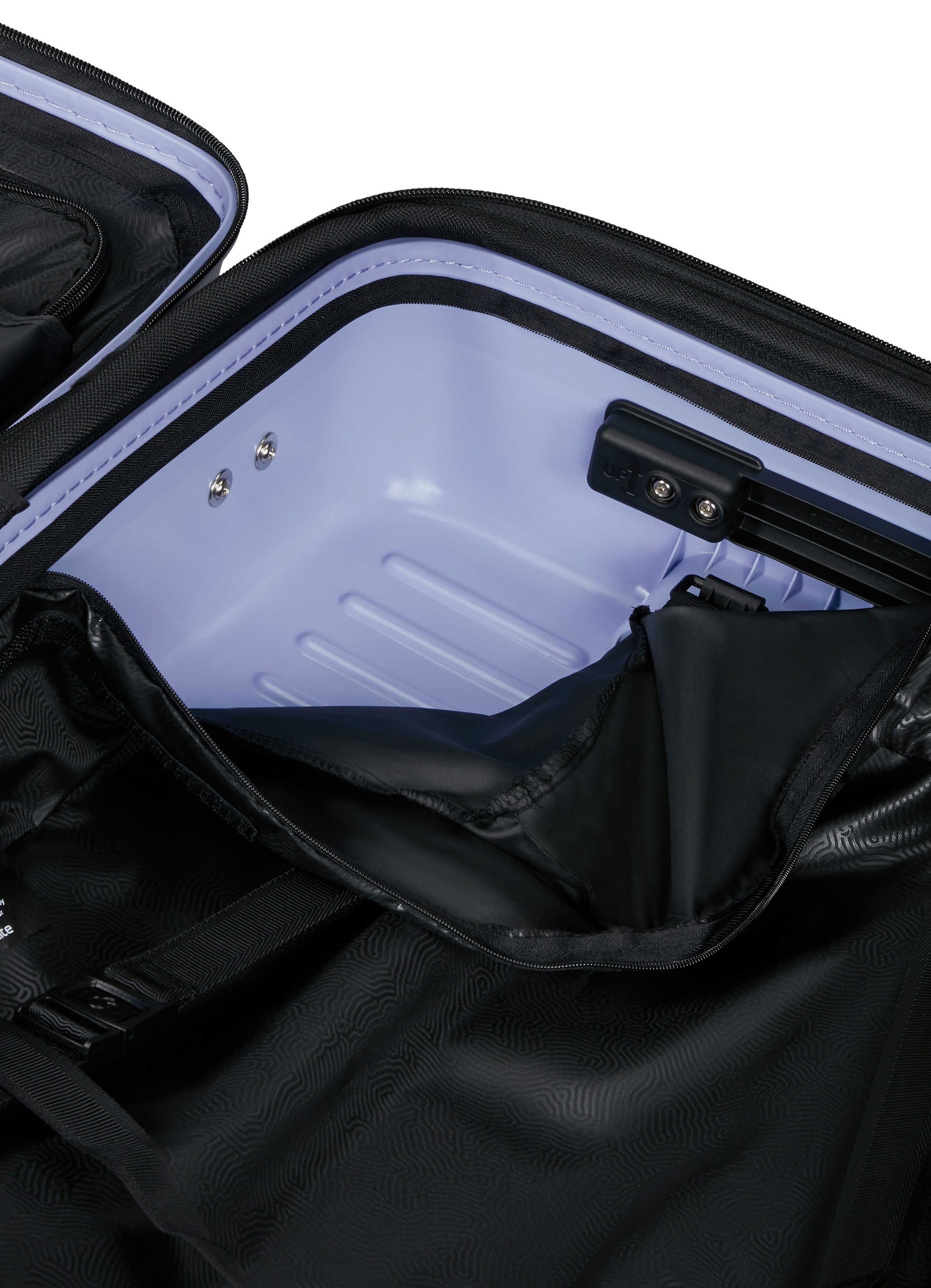 Samsonite Hartschalen-Trolley »RESTACKD« 39 l 4 Rollen mit fester Trennwand und verstellbaren Packgurten