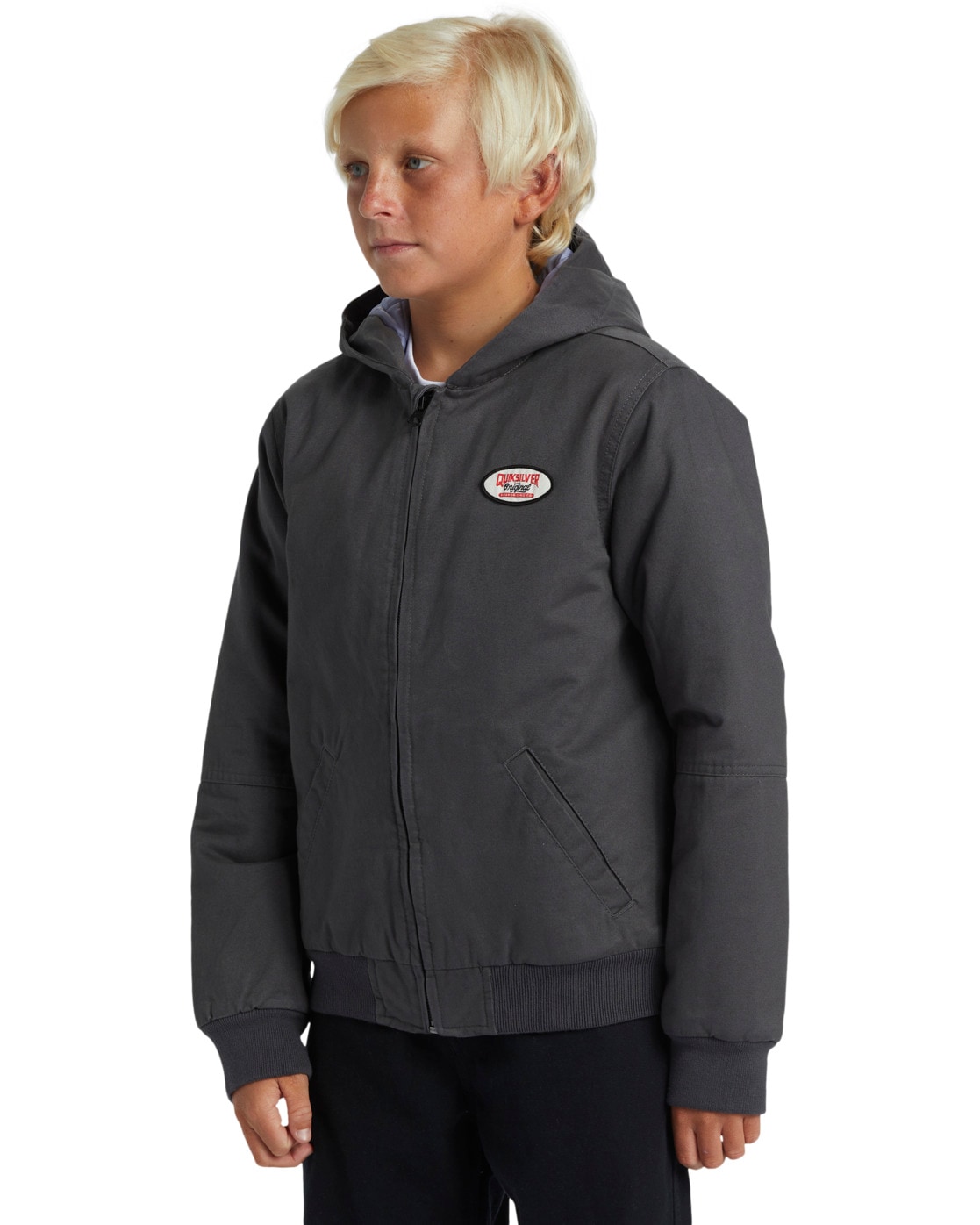 Quiksilver Outdoorjacke »Lets Go To School«, mit Kapuze