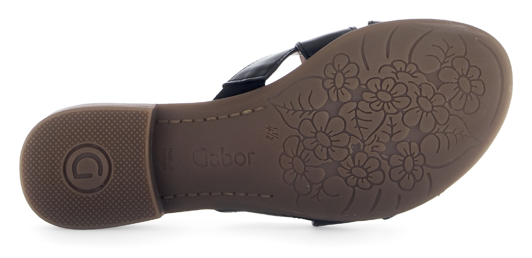 Gabor Pantolette »RHODOS«, Blockabsatz, Sommerschuh, Komfortschuh in Bequemweite G (= weit)