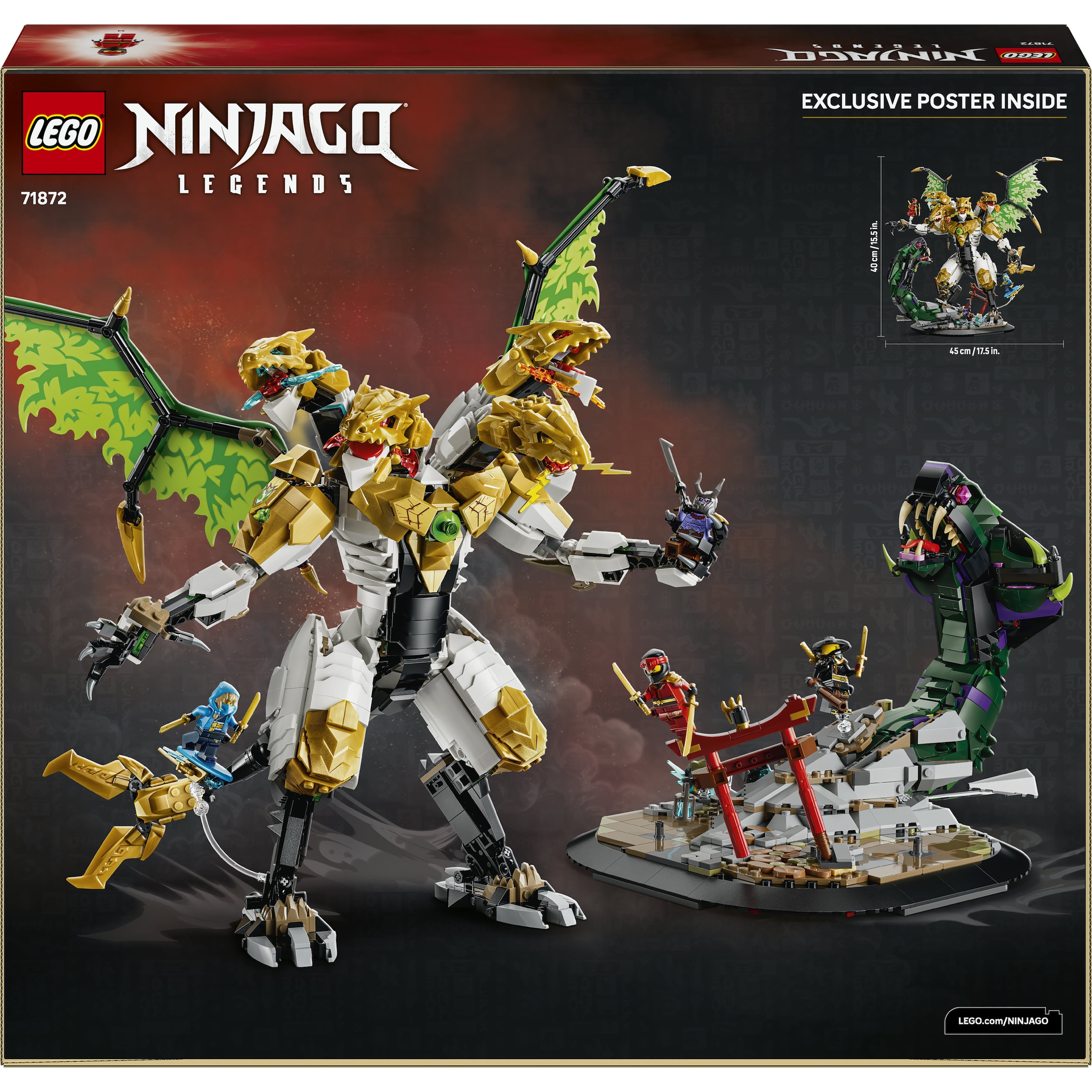LEGO® Konstruktionsspielsteine »Duell mit dem Ultradrachen (71872), LEGO Ninjago« Made in Europe