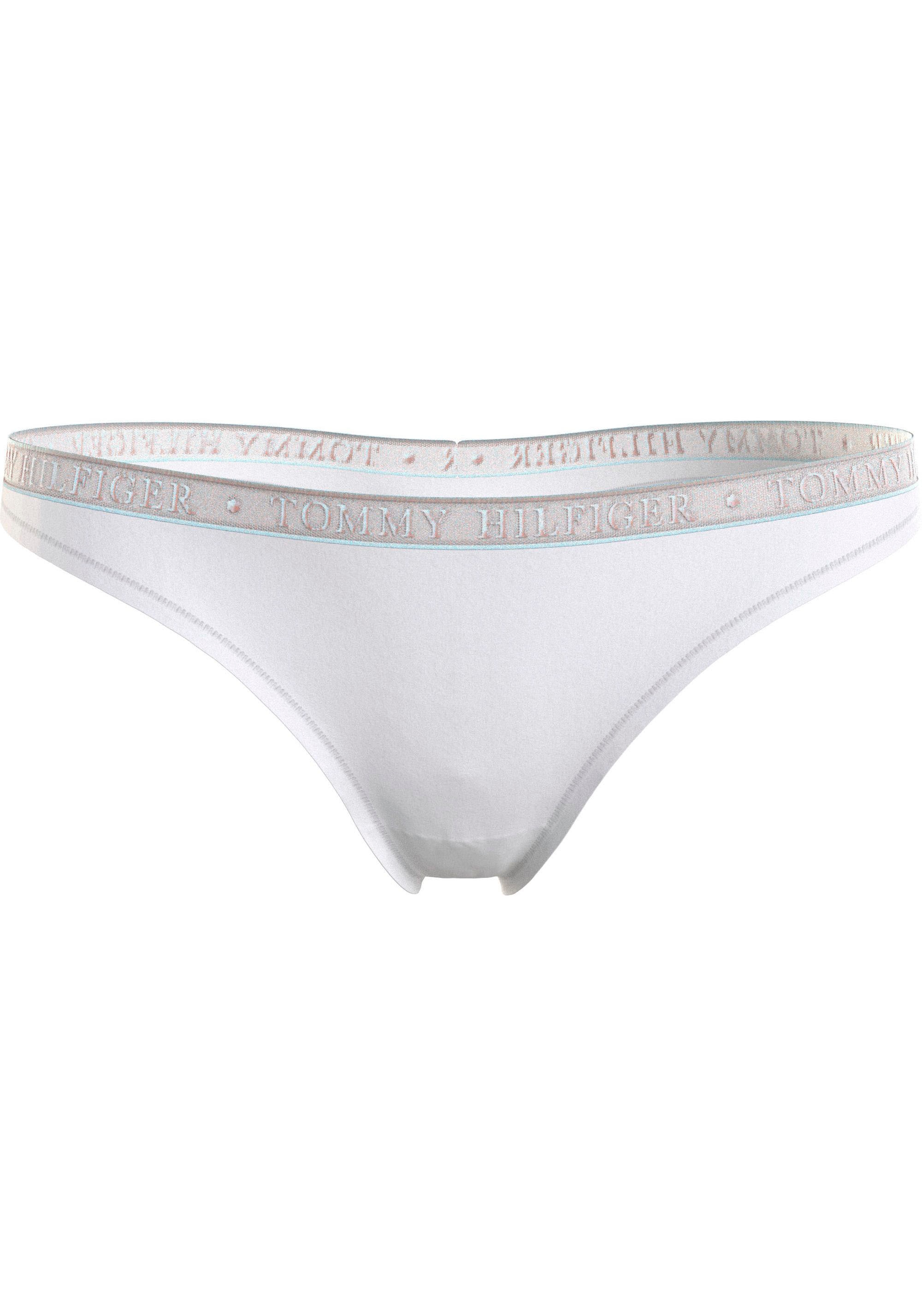 Tommy Hilfiger Underwear Slip »LACE 3P THONG (EXT SIZES)«, (Packung, 3er-Pack), mit Tommy Hilfiger Logobund