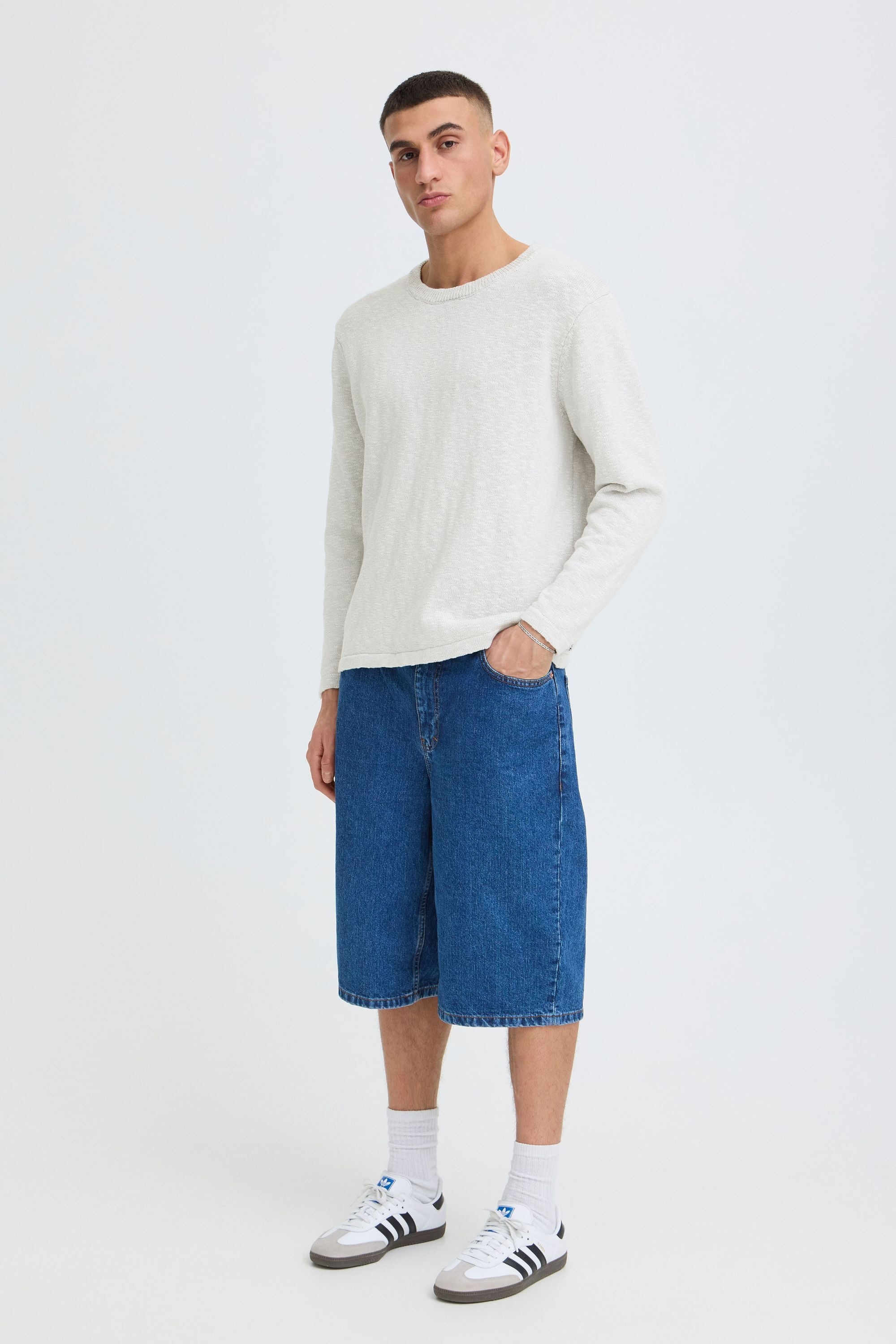 !Solid Strickfleece-Pullover »Strickpullover SDUstin«