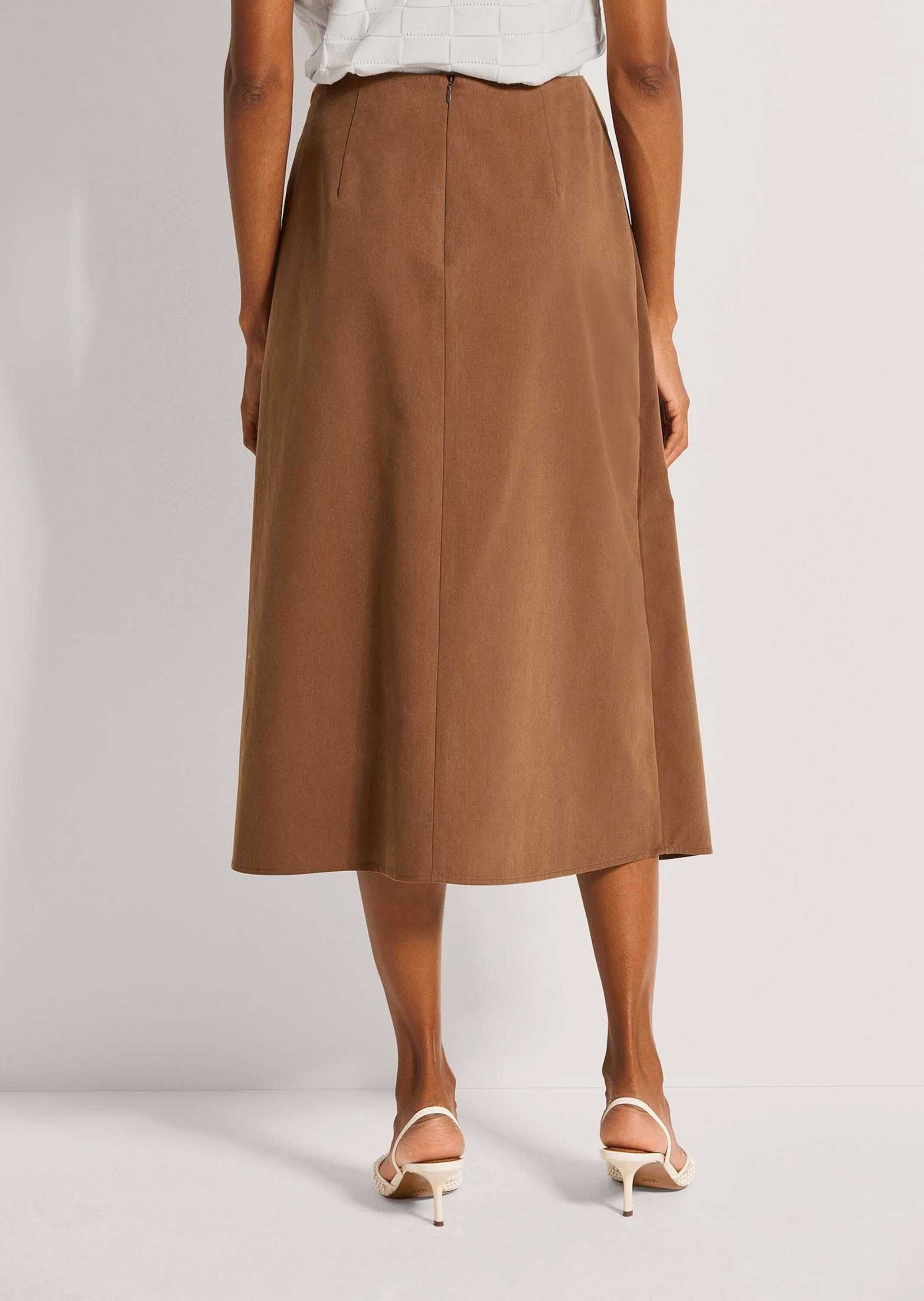 MADELEINE Midirock »Midirock Stilvoller Wickelrock mit Bindeband« Rock in Wickeloptik