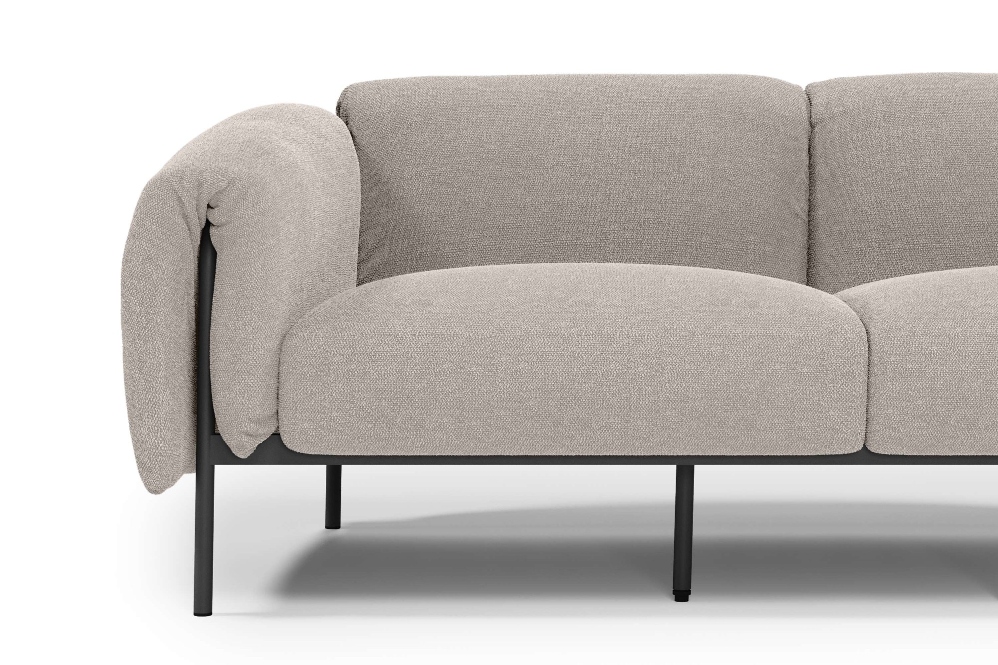 andas 2-Sitzer »Lumi«, Outdoor Gartensofa, wetterfeste Materialien, Breite 186 cm