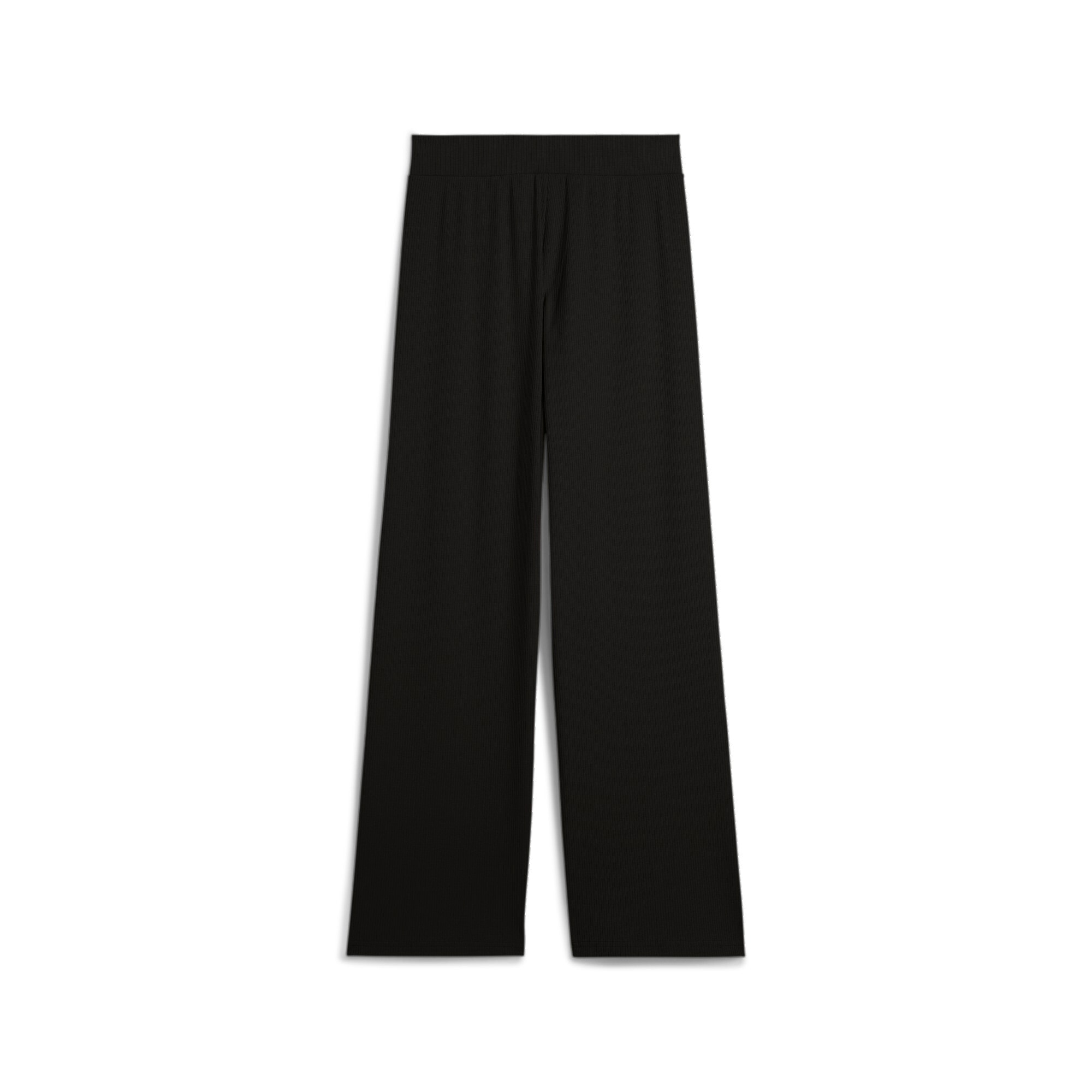 PUMA Trainingshose »ESS ELEVATED HIGH-WAIST STRAIGHT LEG RIB PANT«