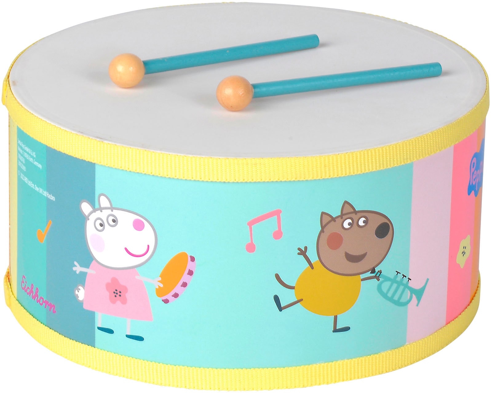 Eichhorn Spielzeug-Musikinstrument »Peppa Pig Trommel 20cm«