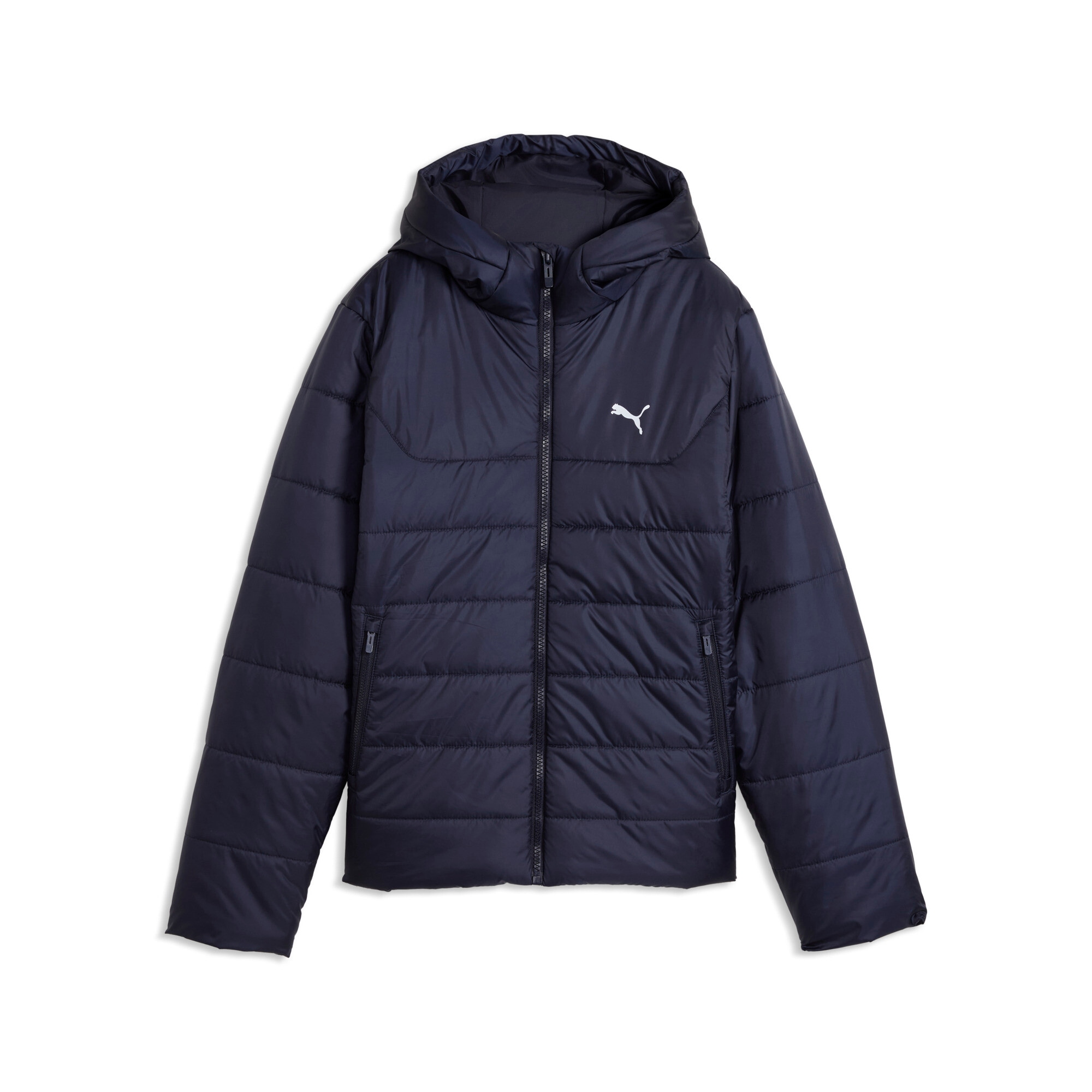 PUMA Winterjacke »ESS HOODED PADDED JACKET« mit Kapuze mit Kapuze, entspannte Passform