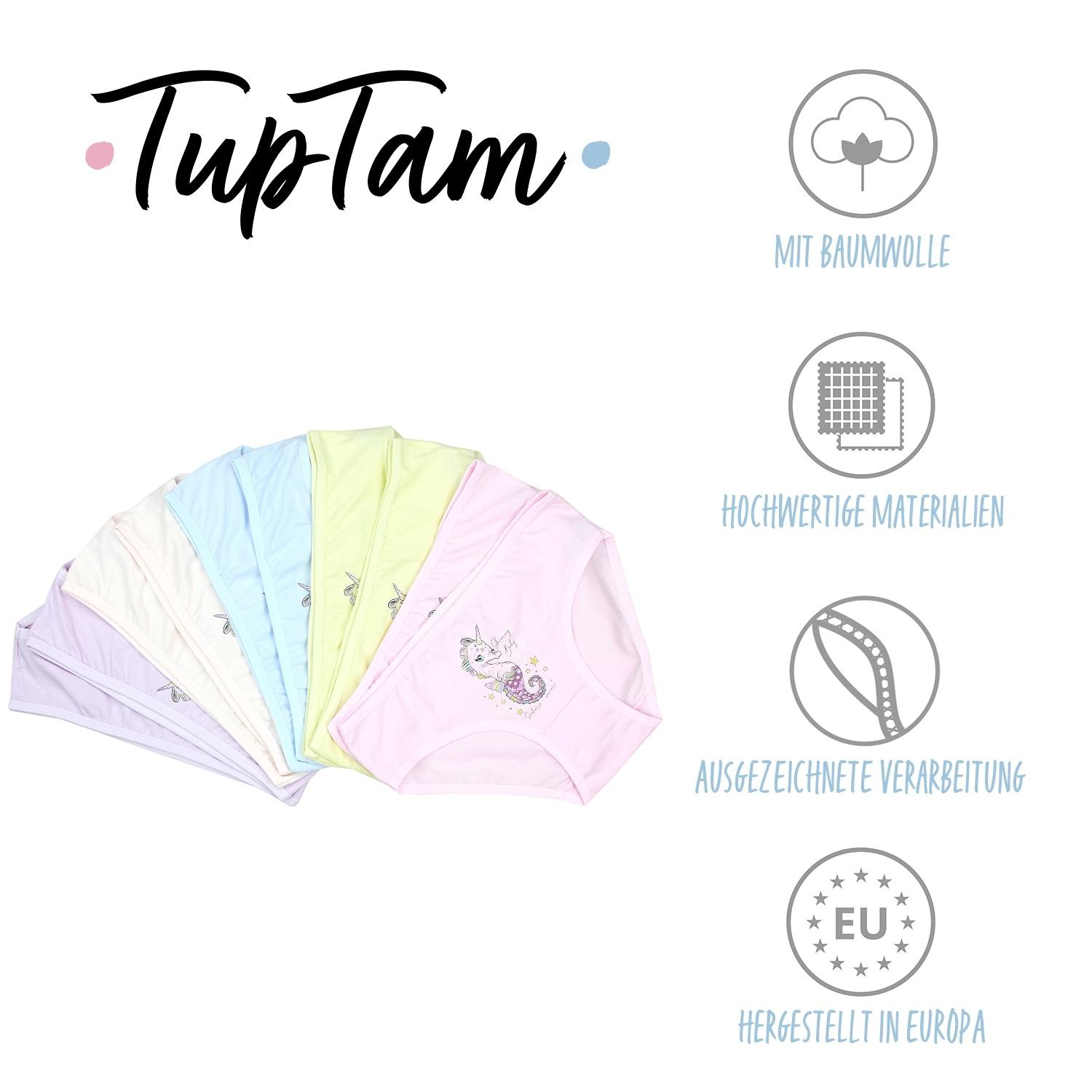 TupTam Slip »Slips Mädchen Slips mit Aufdruck 10er Pack«