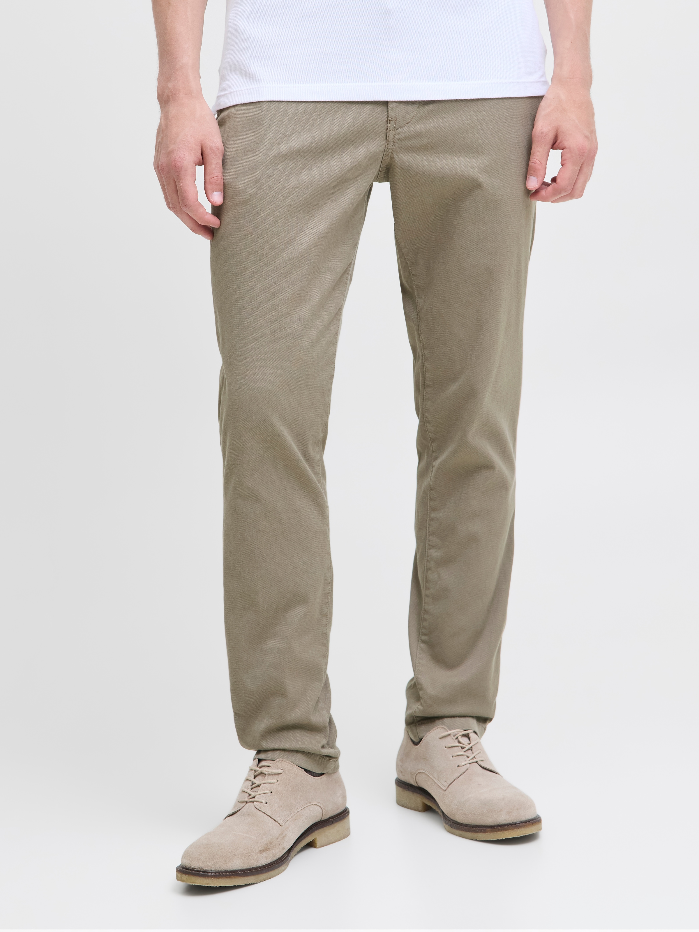 Jack & Jones Herren Chinohose »JPSTMARCO ARTHUR CHINO SN« in beige, Größe 29