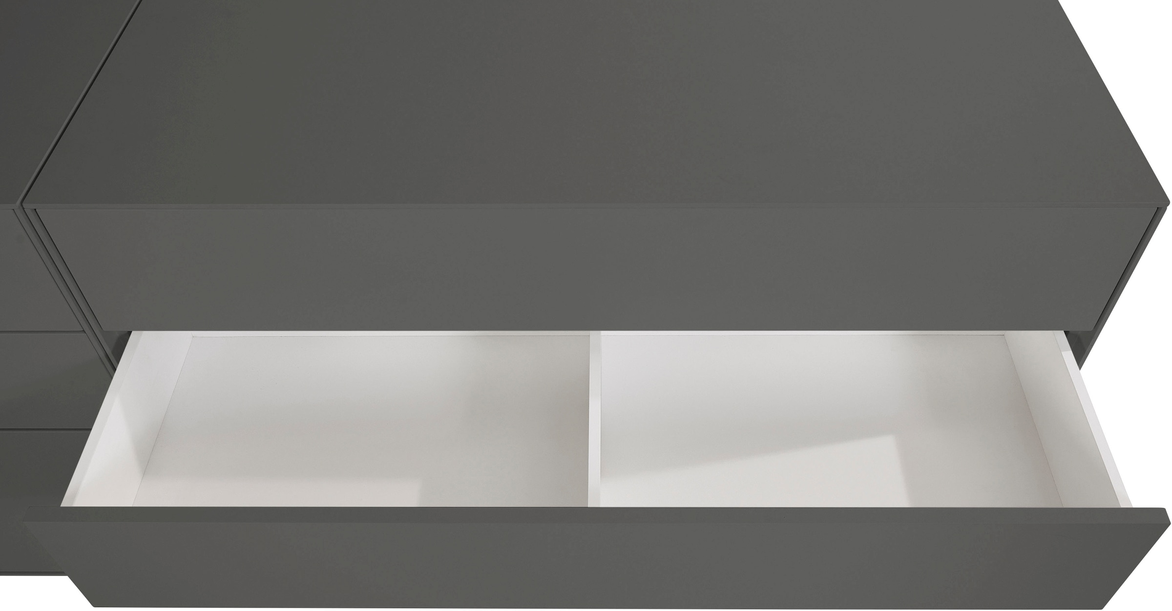 LeGer Home by Lena Gercke Sideboard »Essentials«, (3 St.), Breite: 335cm, MDF lackiert, Push-to-open-Funktion