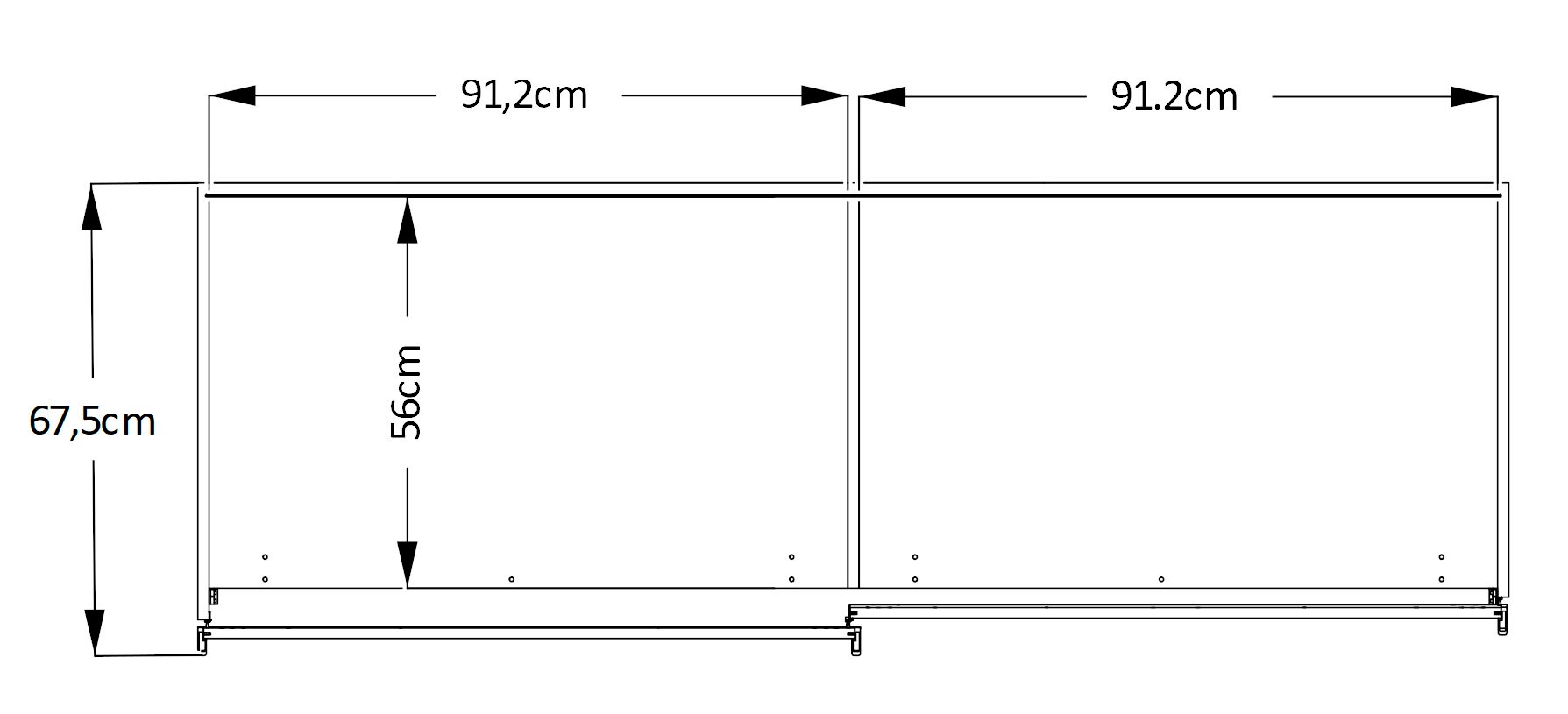 STAUD Schwebetürenschrank »Sinfonie Plus, edles Design in hochwertiger Qualität, Made in Germany« Mit vier verschiedenen Ausstattungsvarianten