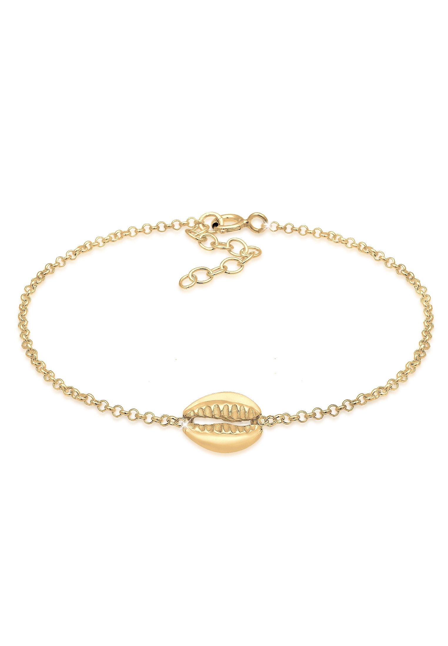 Elli Armband »Muschel Anhänger Meer Strand 925 Sterling Silber«