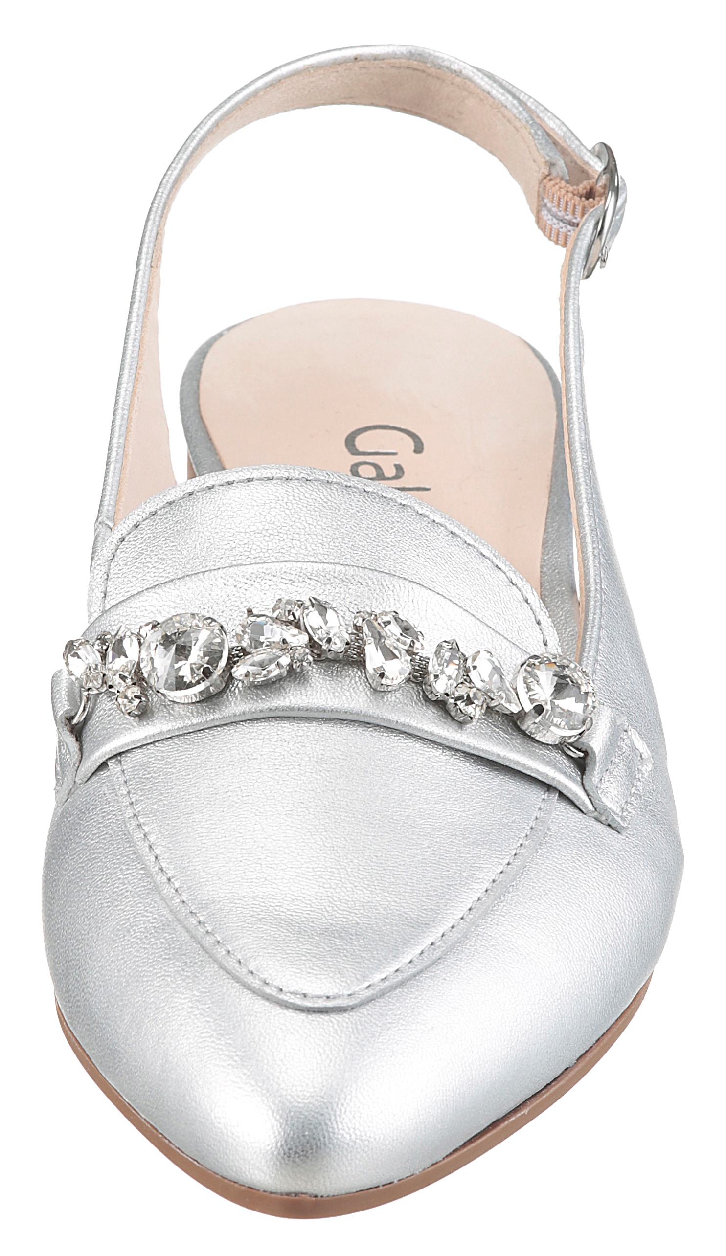 Gabor Slingpumps, Blockabsatz, Abendschuh, Festtagsschuh in spitz zulaufender Form