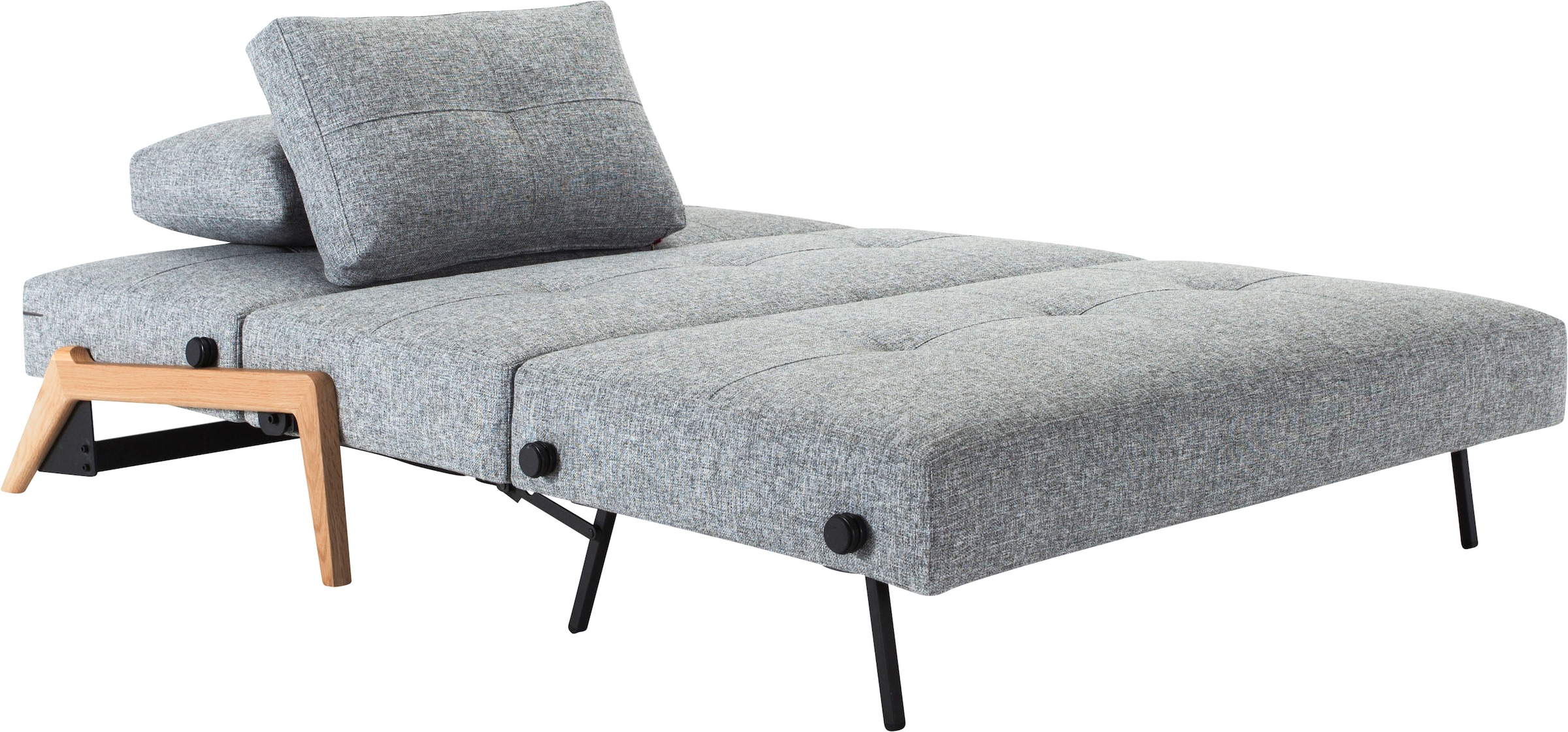 INNOVATION LIVING ™ Schlafsofa »Cubed Klappsofa, hochwertige Schlaffunktion, Design und extra Komfort«, Frontauszug, sehr platzsparend, abgewinkelt Sitzen, waagerecht liegen