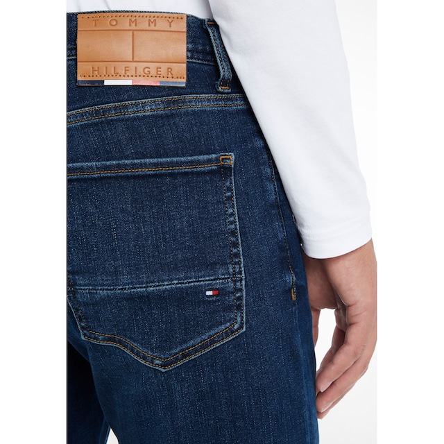 Tommy Hilfiger 5-Pocket-Jeans »SLIM BLEECKER PSTR«, mit Tommy Hilfiger  Leder-Batch am hinteren Bundabschluss im OTTO Online Shop