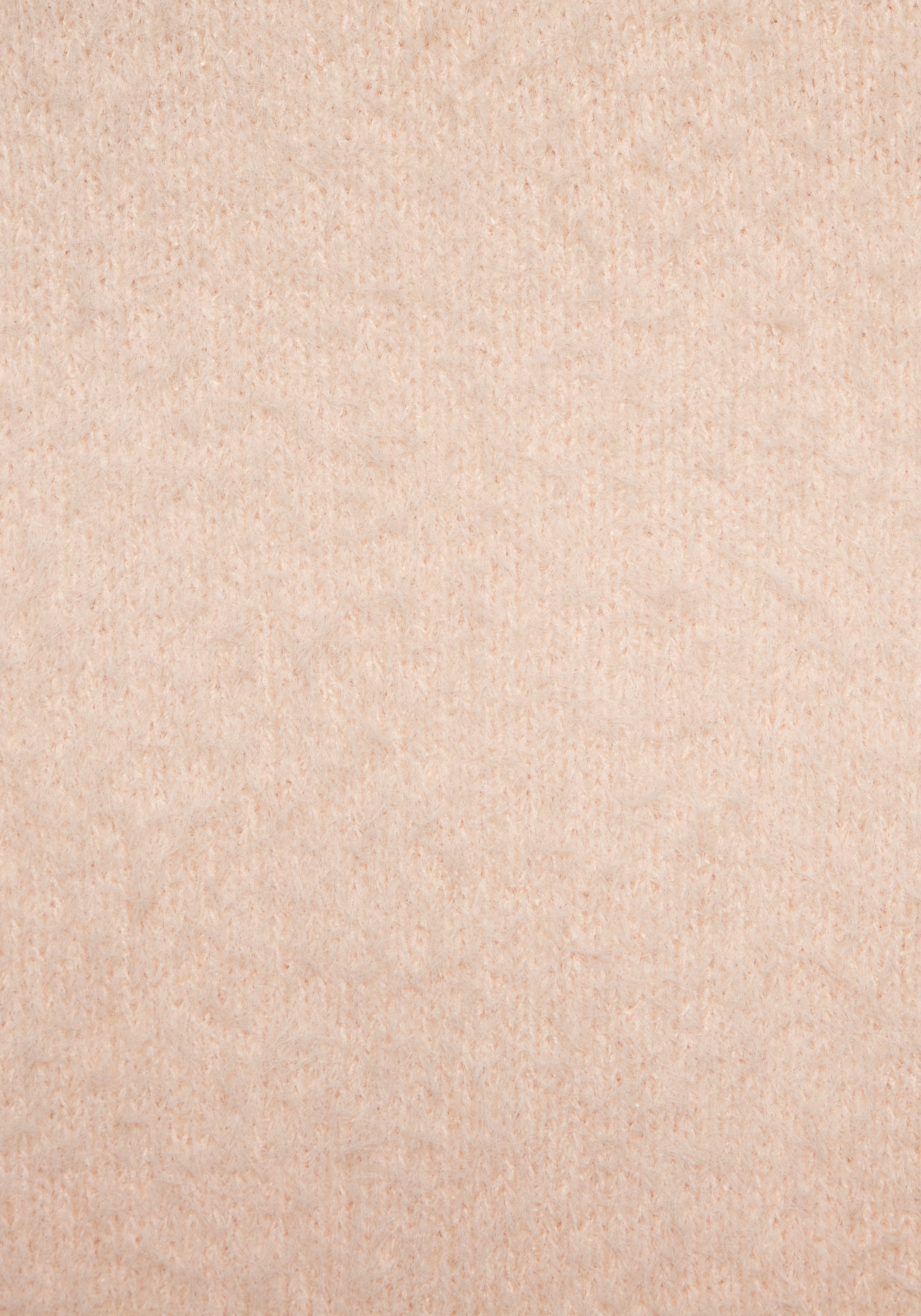 LASCANA Rundhalspullover mit Flausch-Effekt, lockerer Damenpullover, Basic