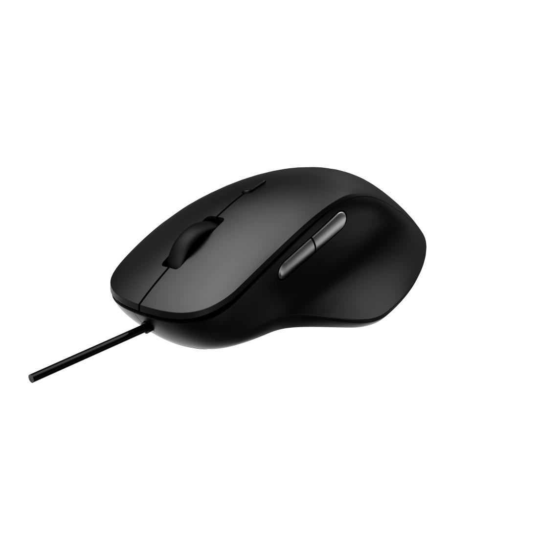 Rapoo ergonomische Maus »N500, Kabelgebundene ergonomische optische Maus«, kabelgebunden