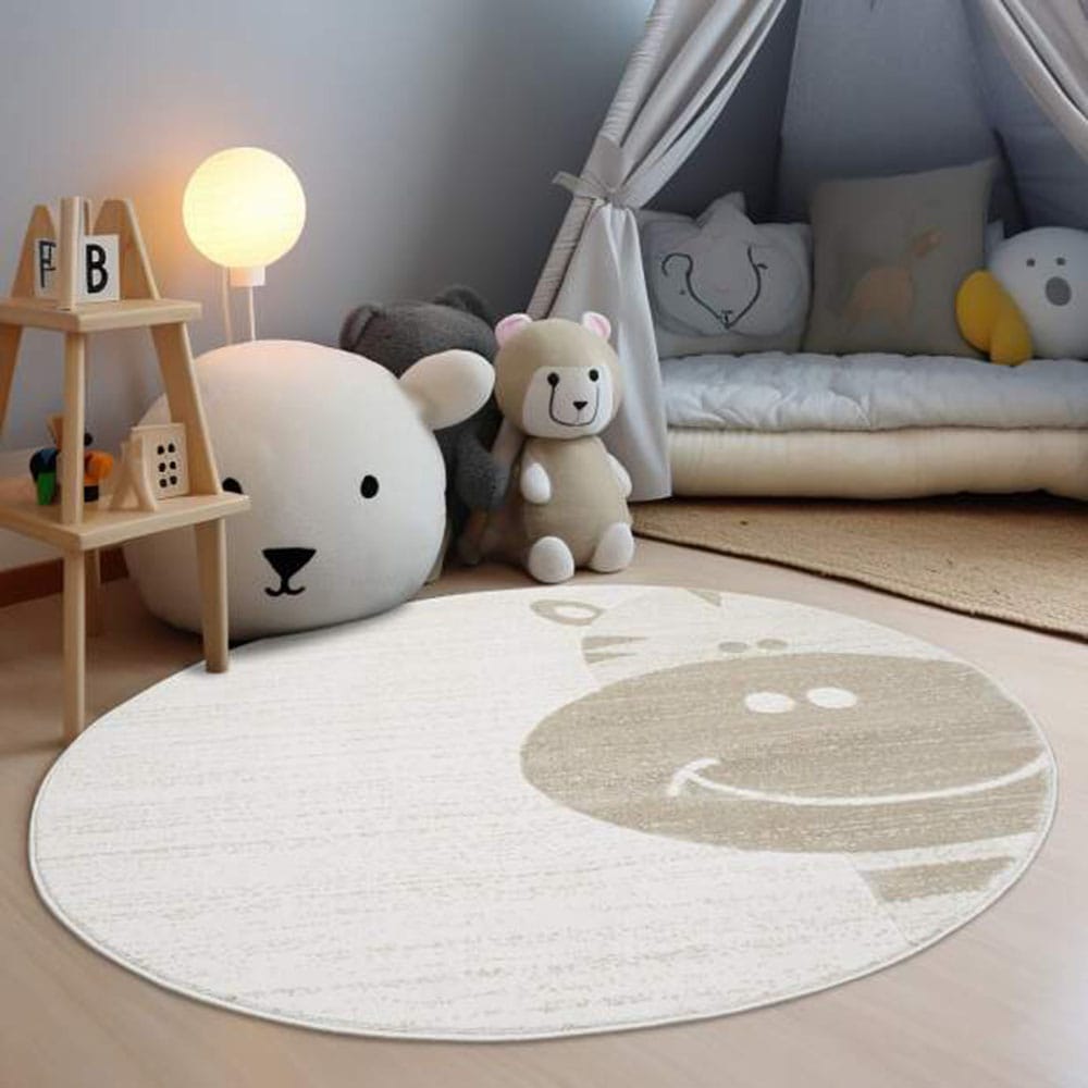 Carpet City Kinderteppich »MARA715«, rechteckig, 11 mm Höhe, Kinderzimmer Teppich Tiere Beige...