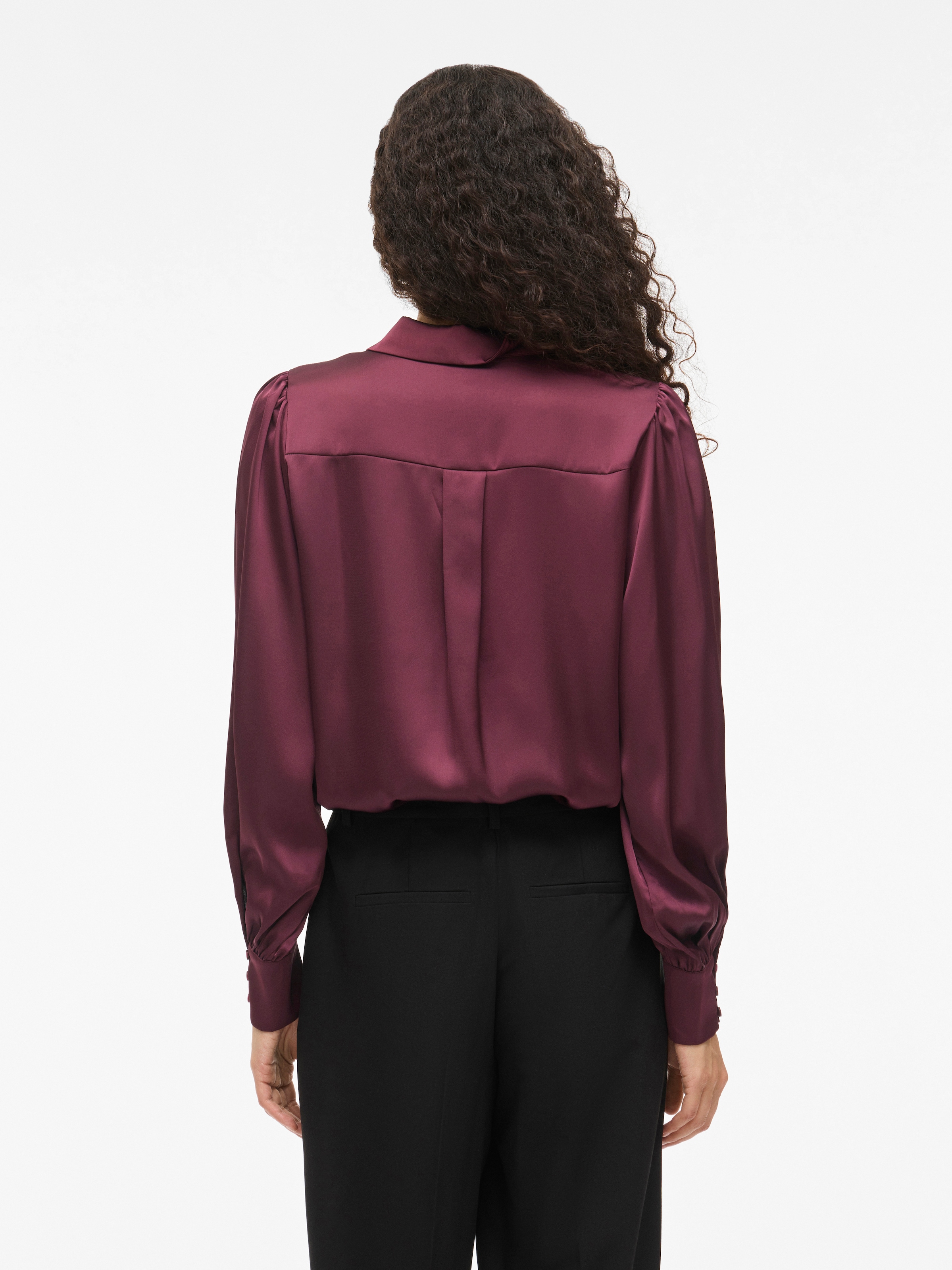 Vila Langarmbluse »VIENNA RAVENNA L/S BALLOON SHIRT - NOOS«
