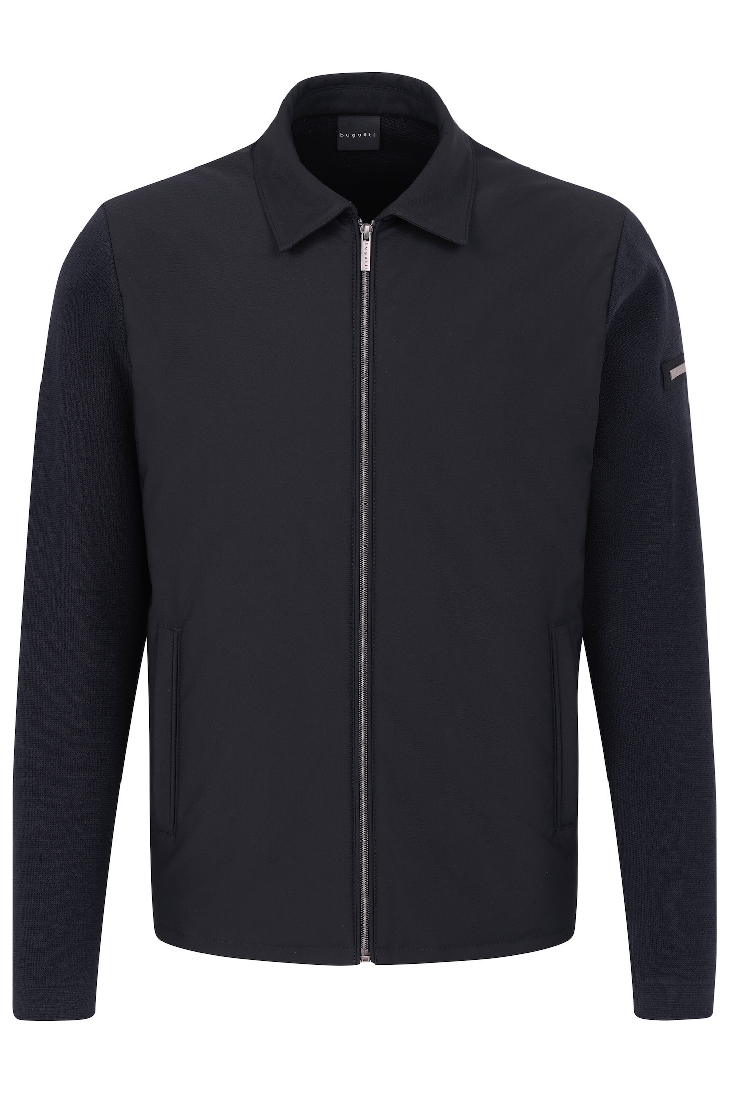 bugatti Strickjacke, mit Polokragen