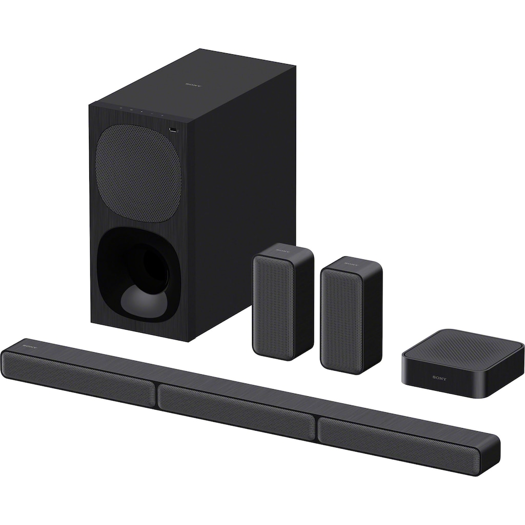Sony Soundbar »HT-S40R Kanal-«, inkl. kabelgebundenem Subwoofer, kabellosen Rear-Lautsprechern