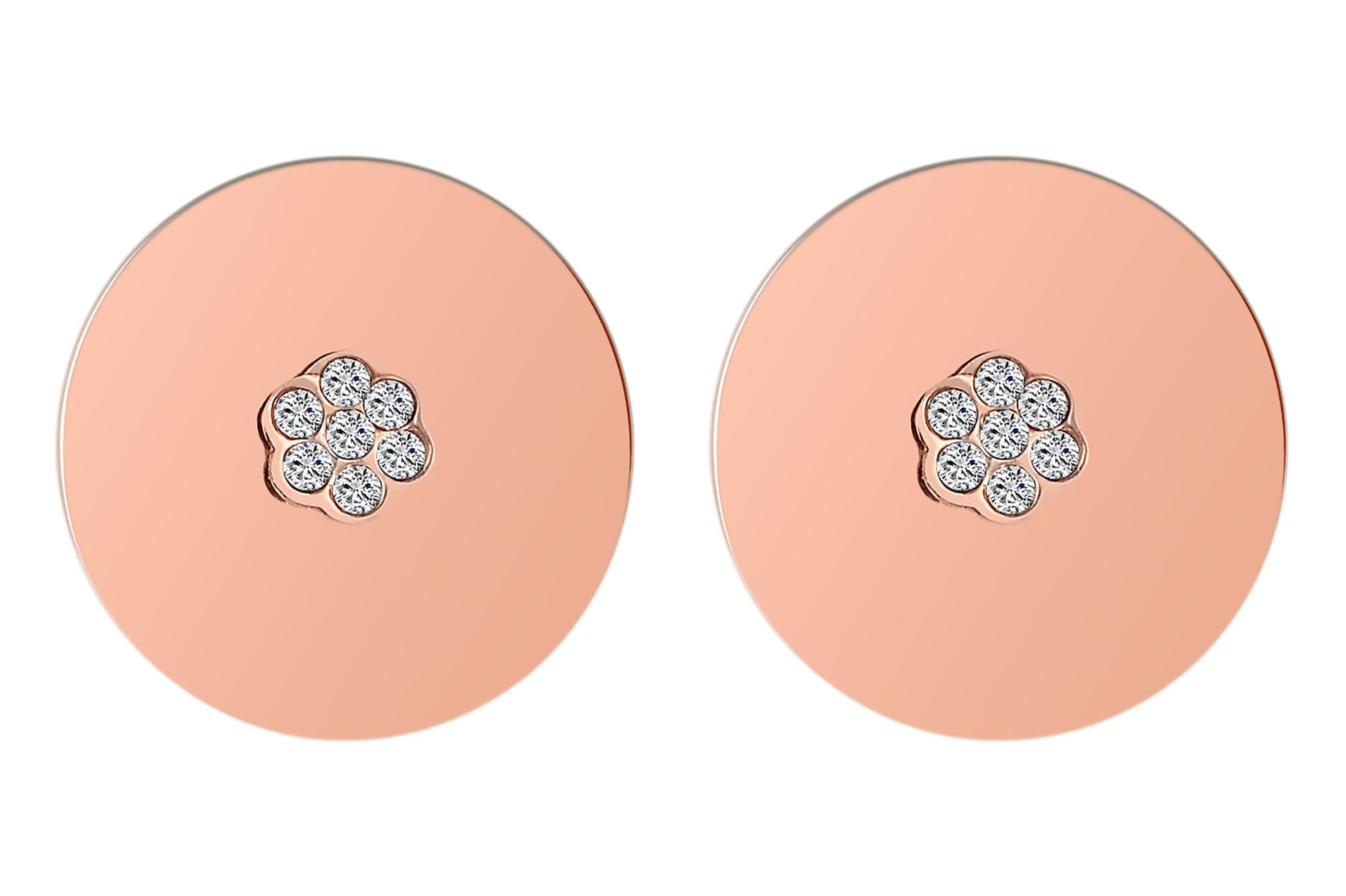 Adelia´s Paar Ohrstecker »Damen Ohrringe ¿ Ohrstecker aus Edelstahl mit Strass Steinchen«