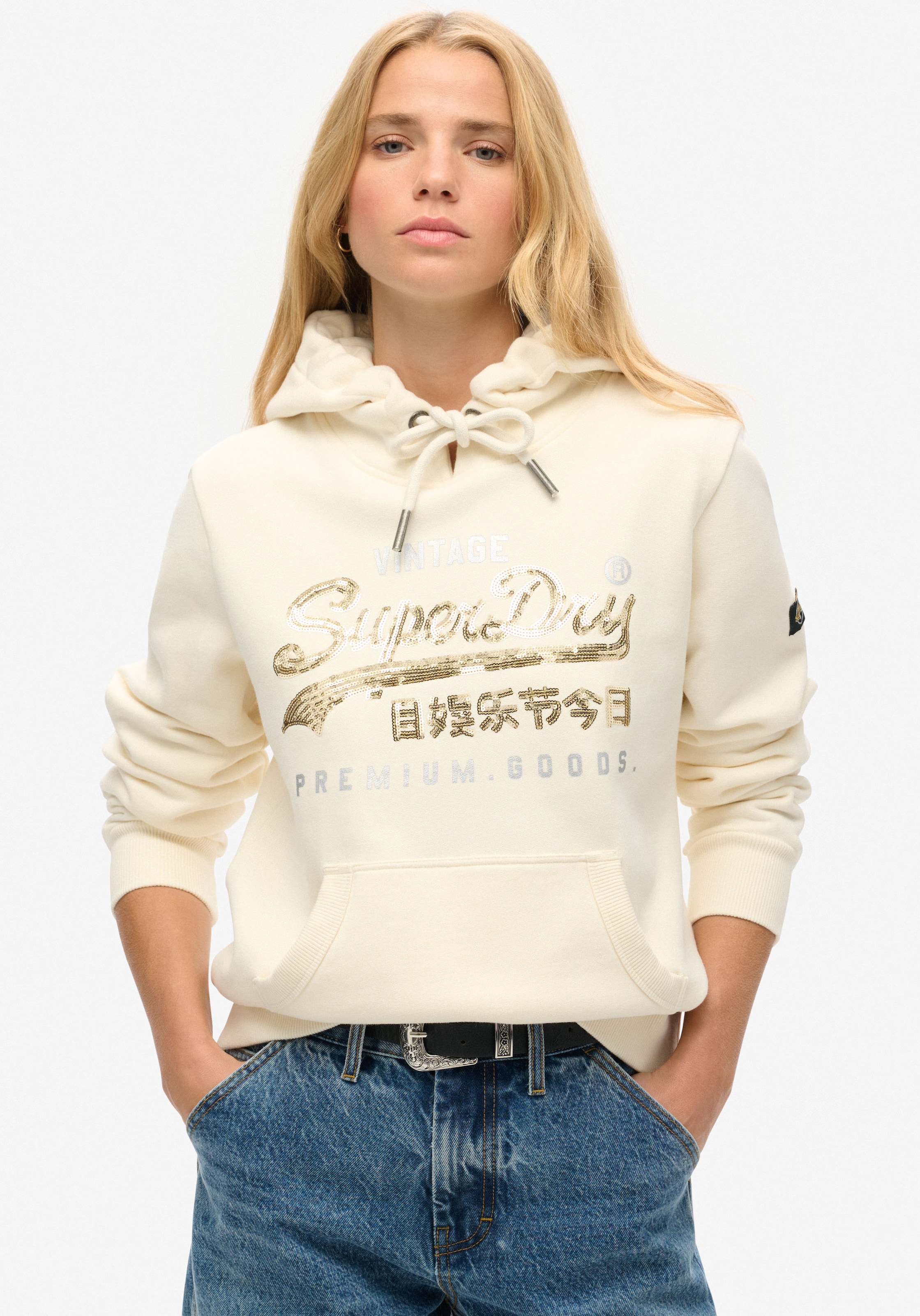 Superdry Kapuzensweatshirt »EMBELLISHED VL GRAPHIC HOOD«